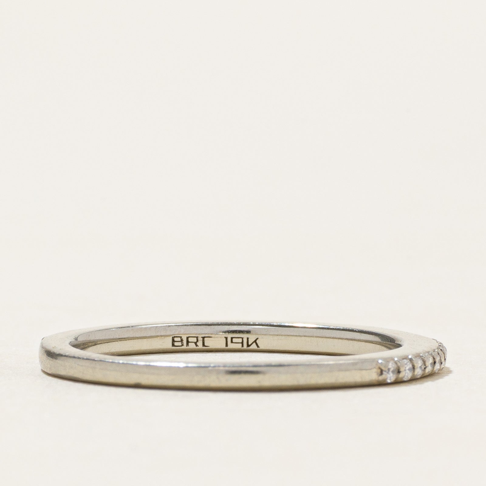 19k Semi Eternity Diamond Band | 0.09ctw | SZ 5