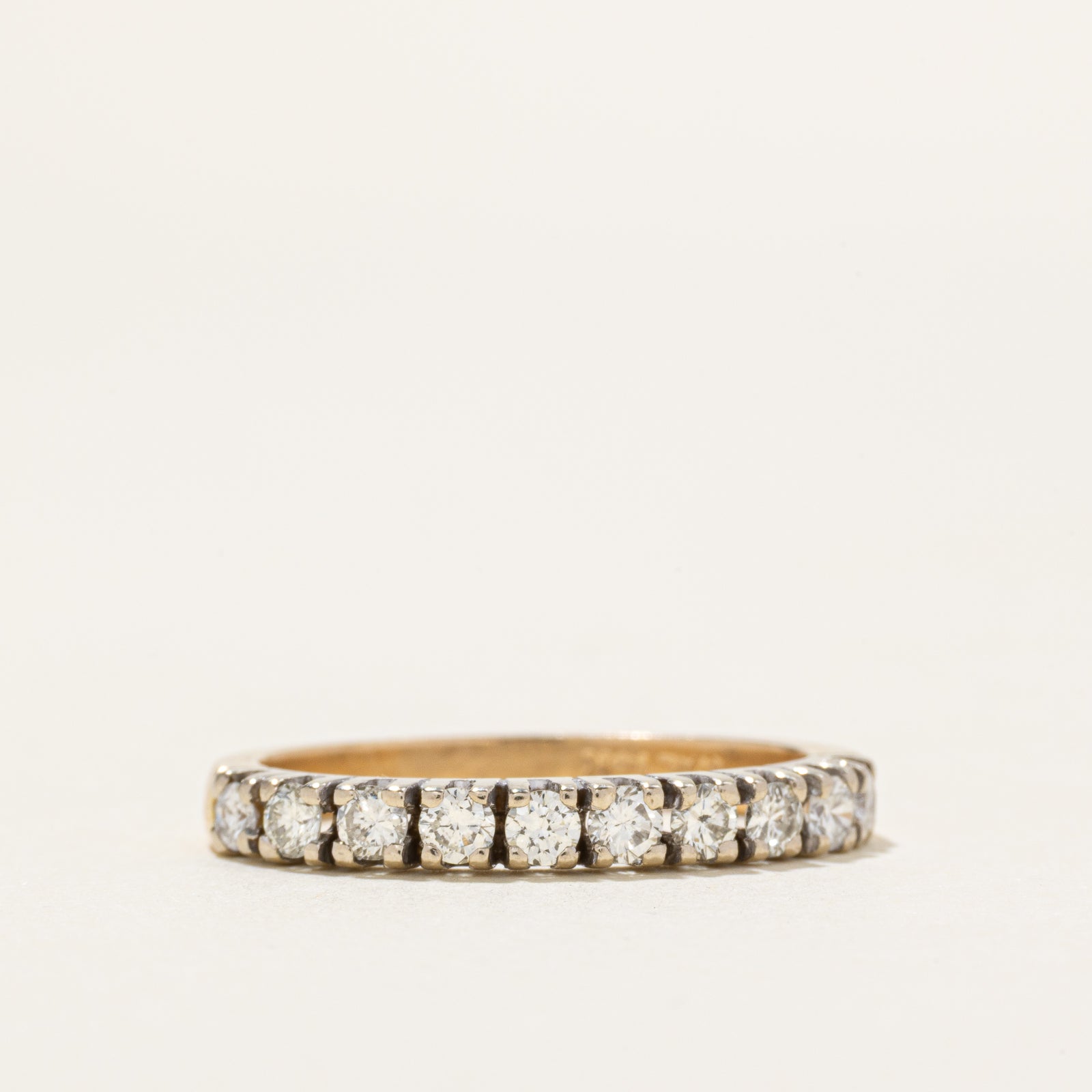 14k Semi Eternity Diamond Ring | 0.42ctw | SZ 5