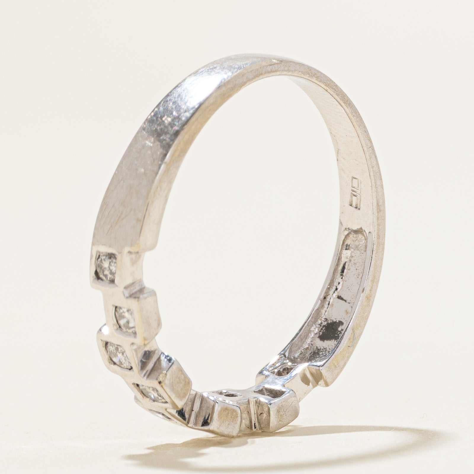 14k Diamond Geometric Cubic Ring | 0.15ctw | SZ 7
