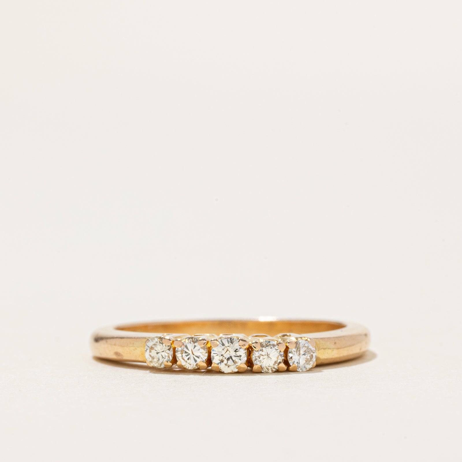 18k Five Stone Diamond Ring | 0.23ctw | SZ 7