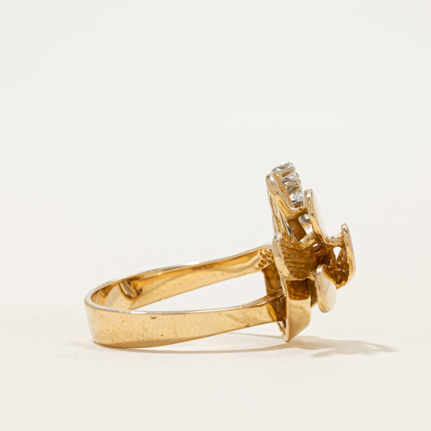 Diamond Abstract Cocktail Ring | 0.10ctw | SZ 7