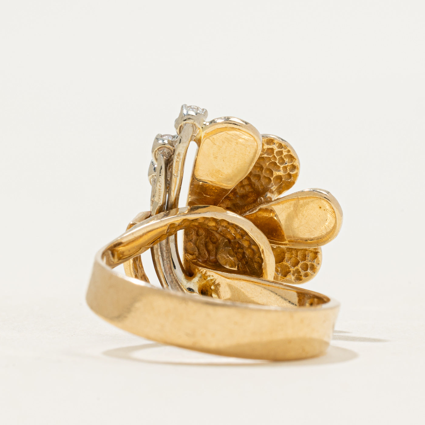 Diamond Abstract Cocktail Ring | 0.10ctw | SZ 7