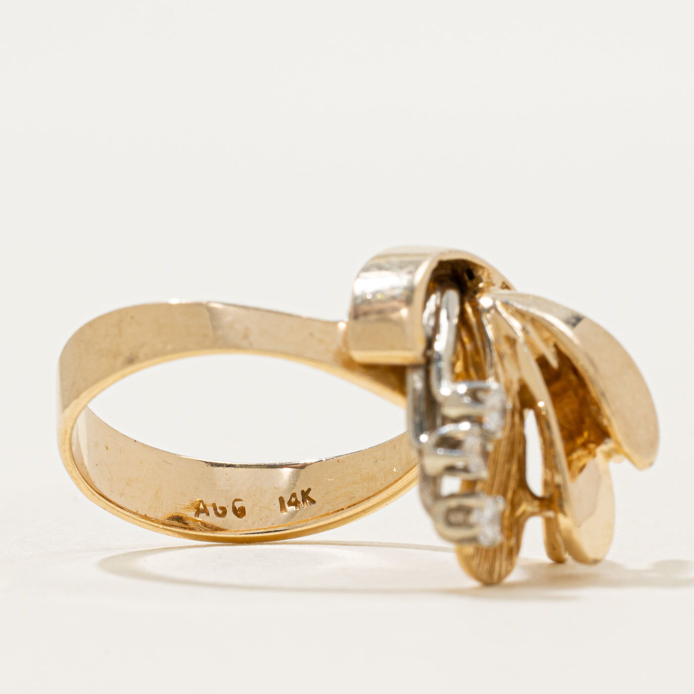 Diamond Abstract Cocktail Ring | 0.10ctw | SZ 7
