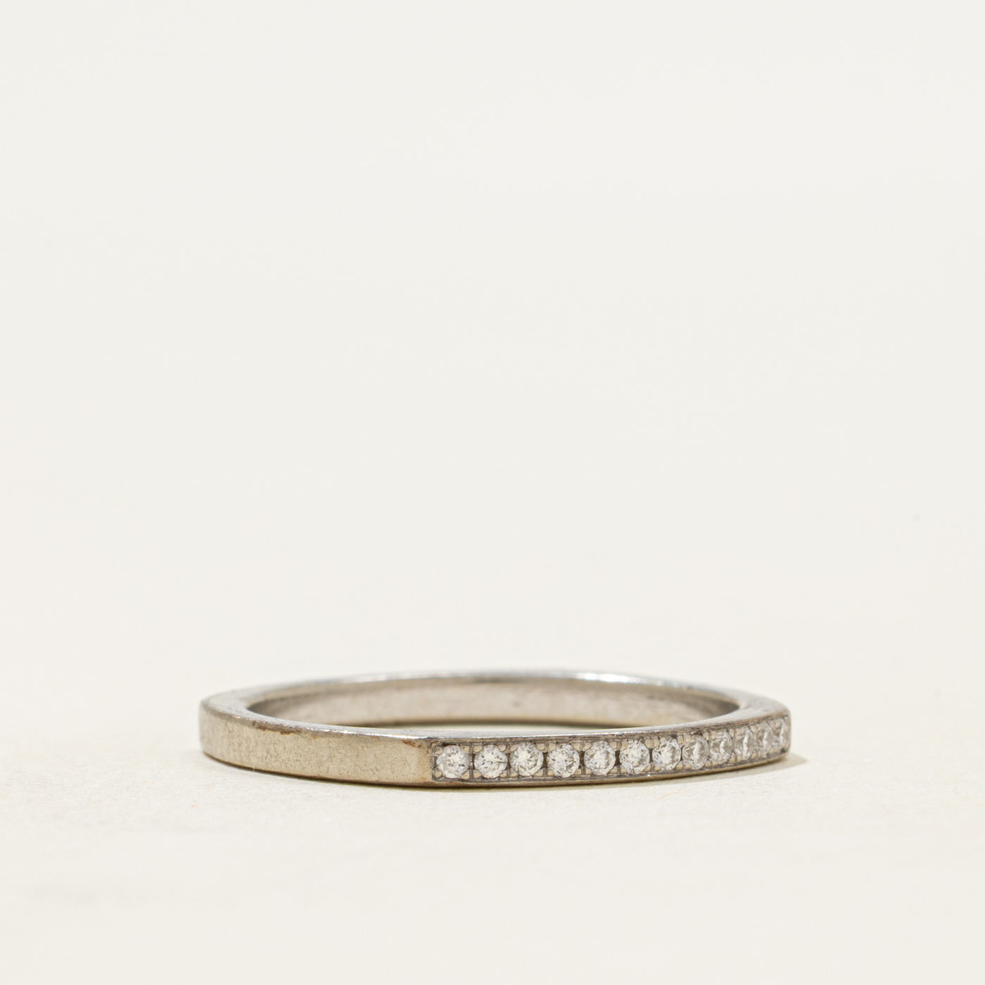 Soft Square Diamond Band | 0.06ctw | 1.85mm | SZ 6.5