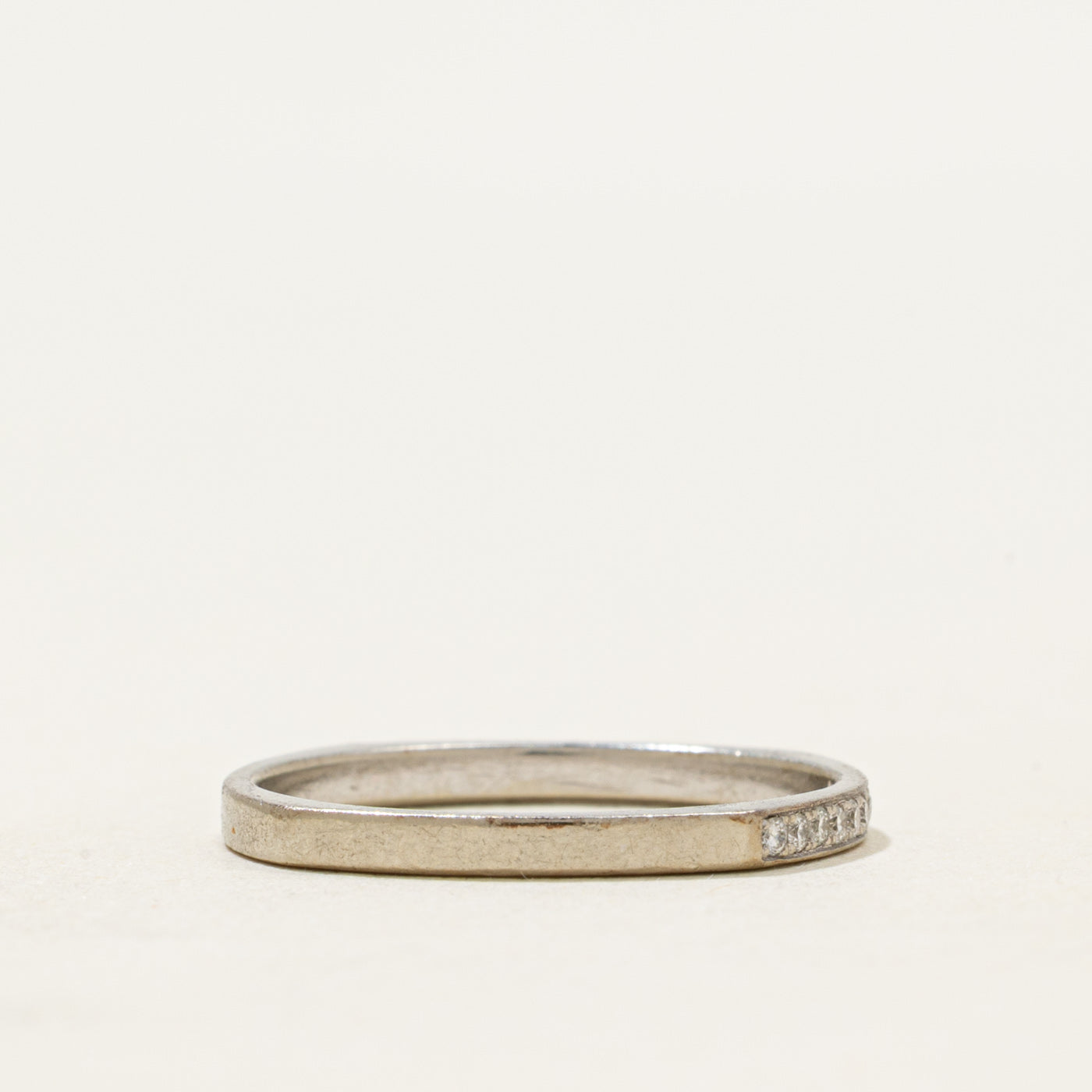 Soft Square Diamond Band | 0.06ctw | 1.85mm | SZ 6.5