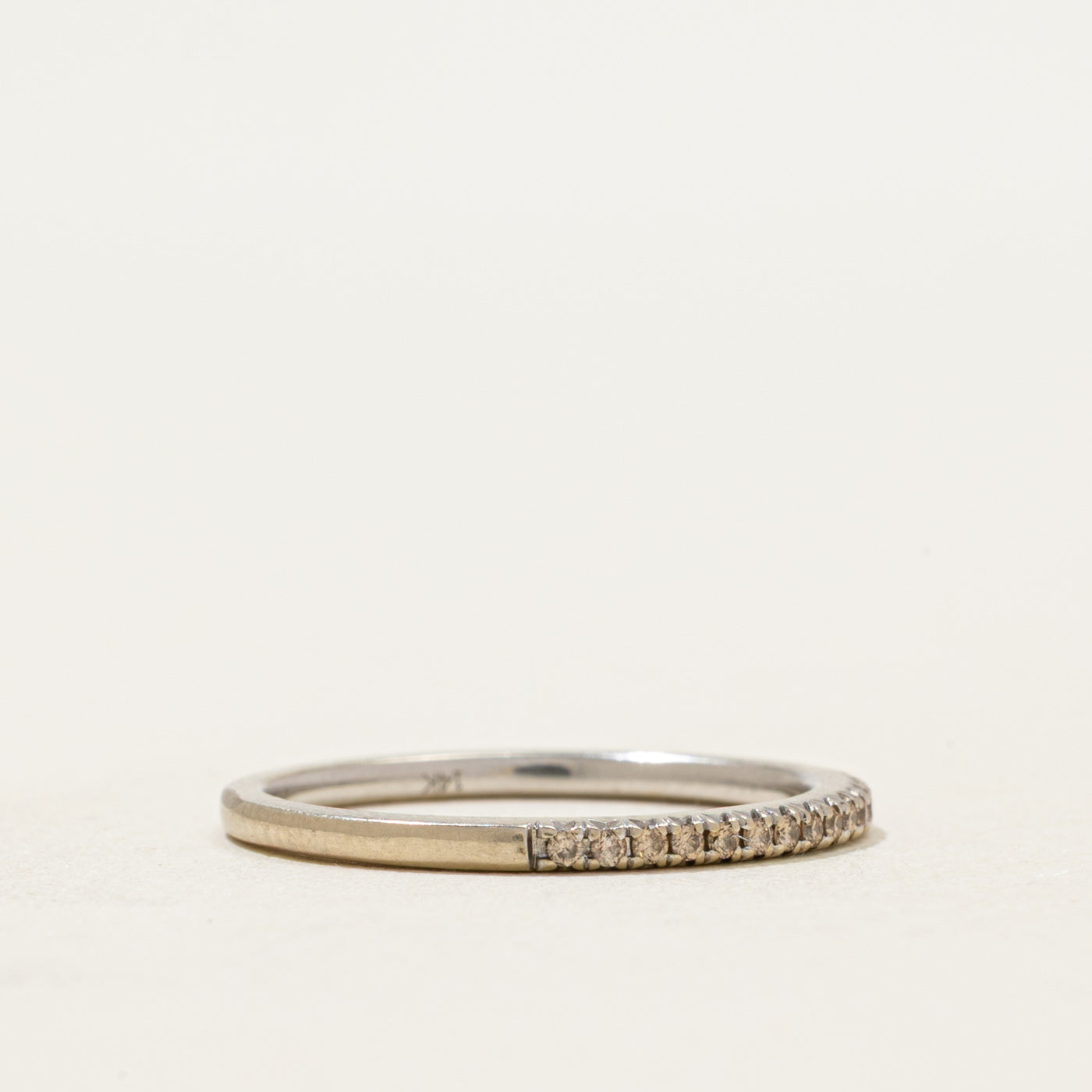 Semi Eternity Diamond Band | 0.12ctw | 1.50mm | SZ 6.25