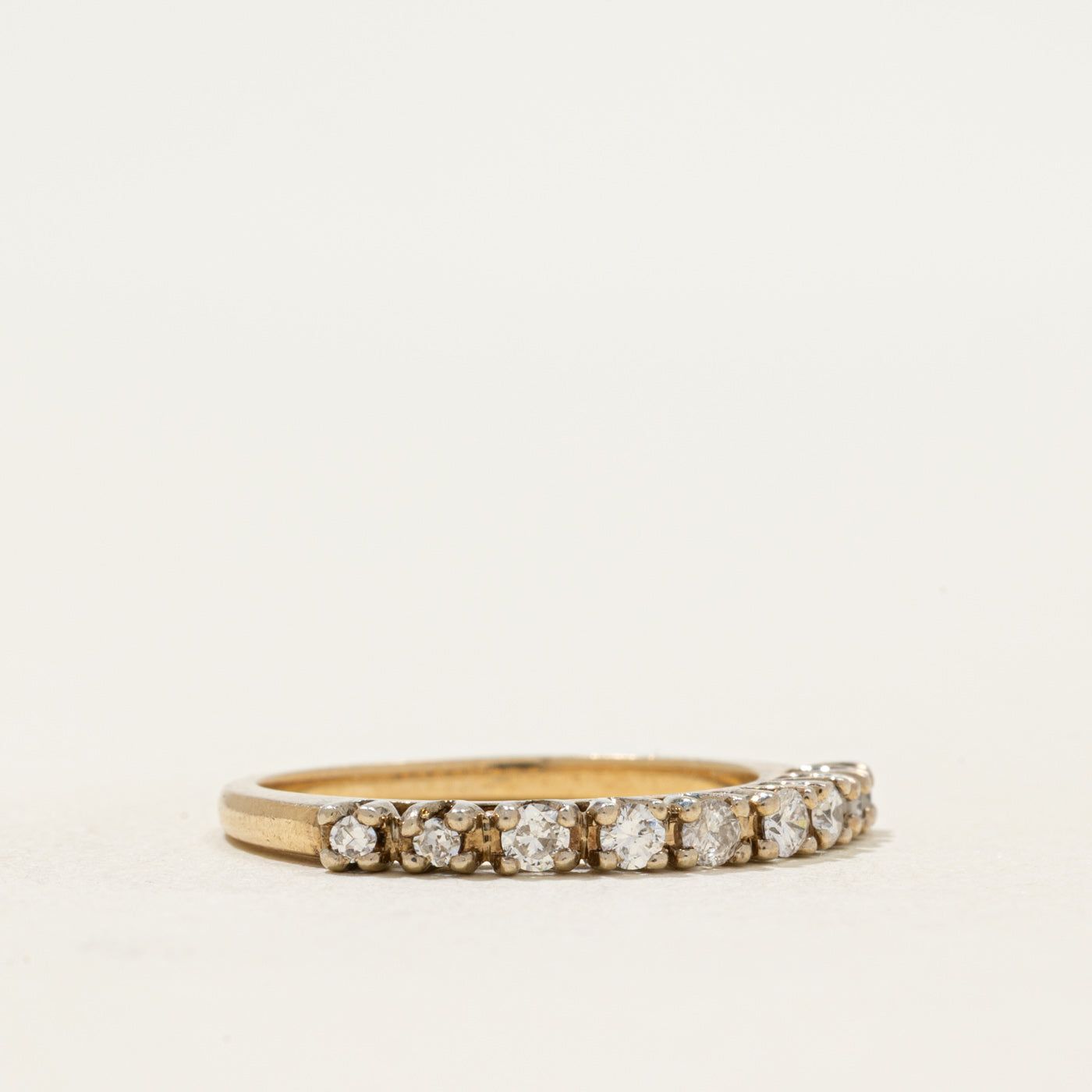 Semi Eternity Diamond Ring | 0.26ctw | SZ 7.25