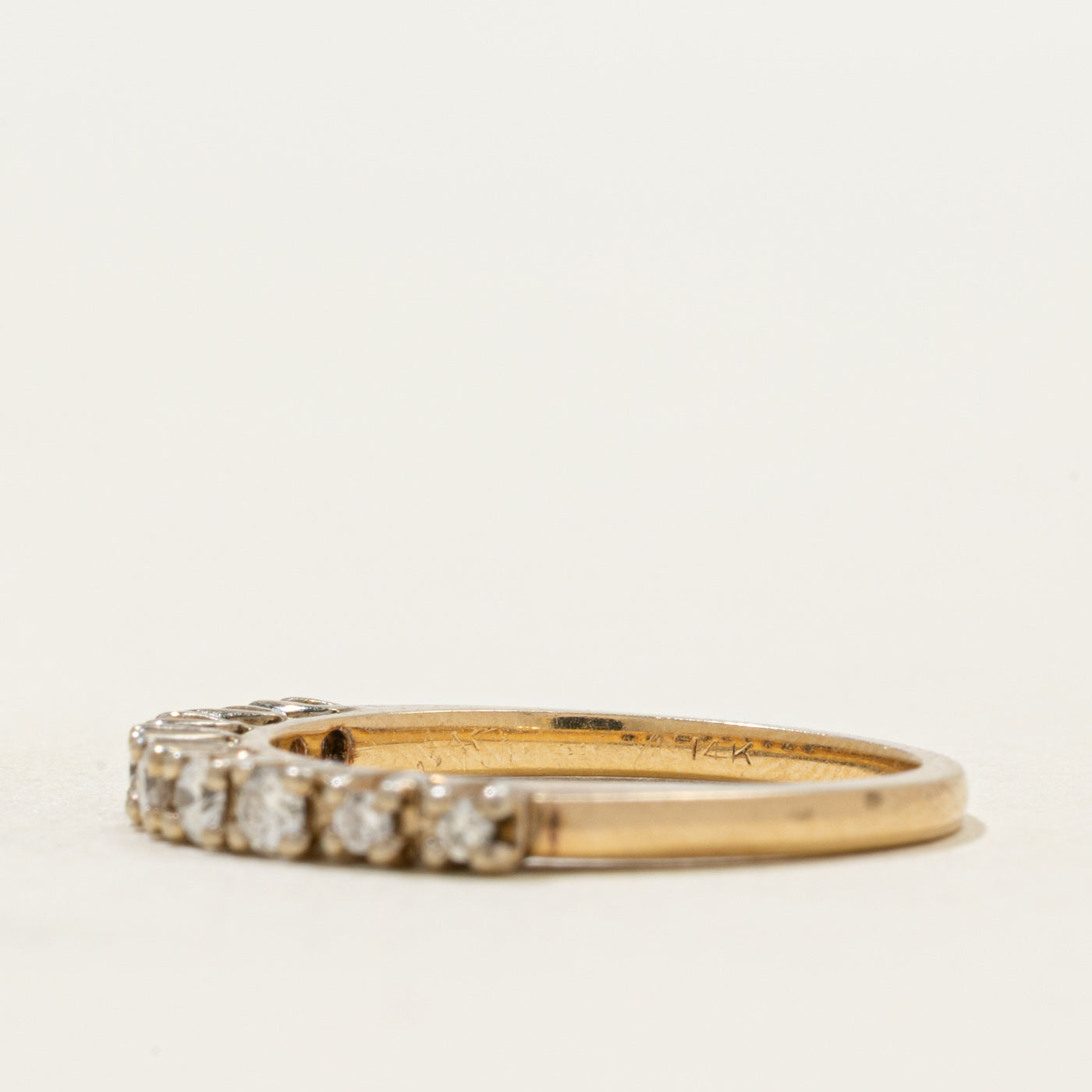 Semi Eternity Diamond Ring | 0.26ctw | SZ 7.25