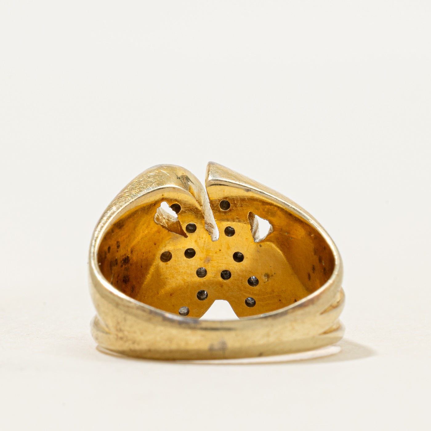 Diamond 'H' Initial Ring | 0.13ctw | SZ 5.75