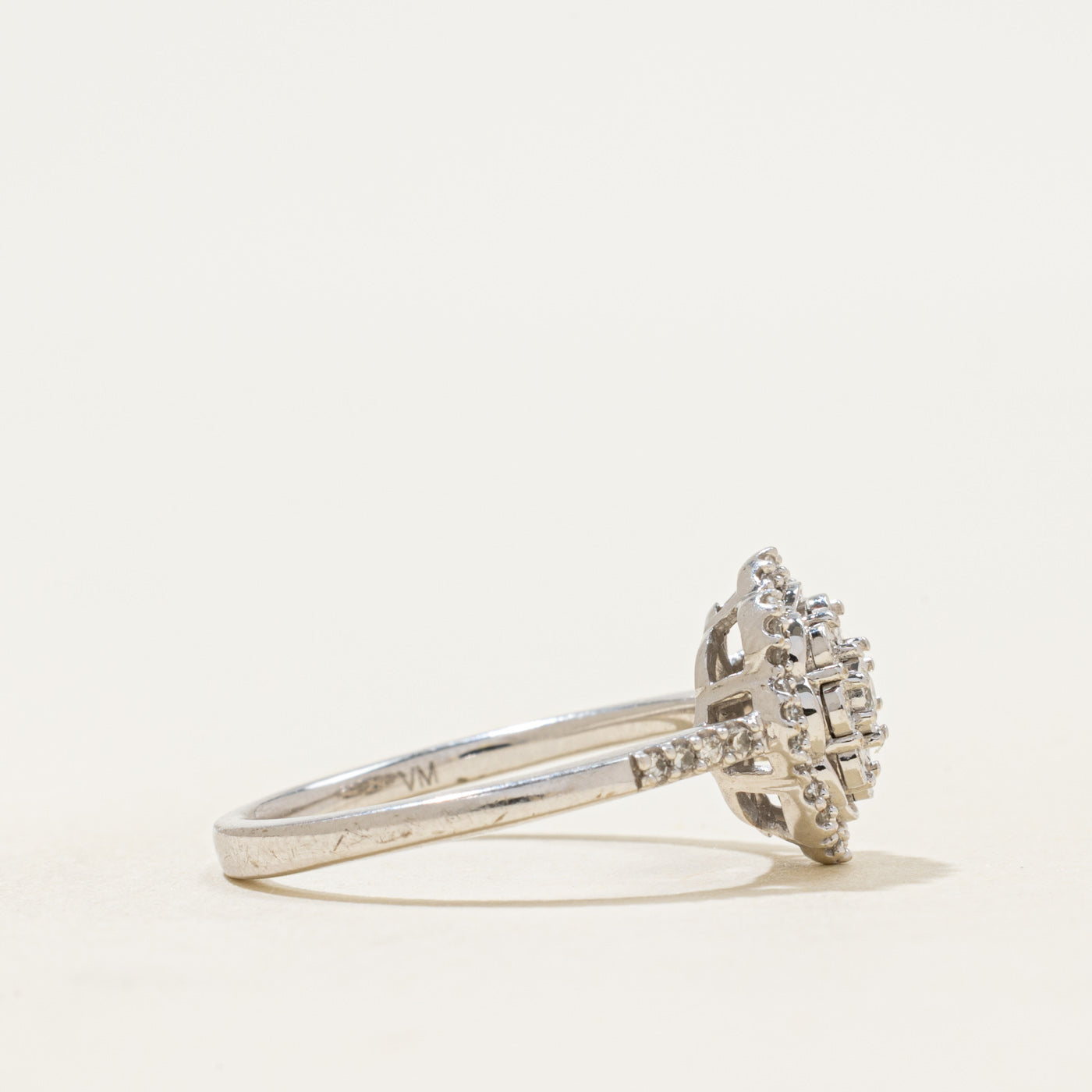 Illusion Set Diamond Cocktail Ring | 0.16ctw | SZ 6.5