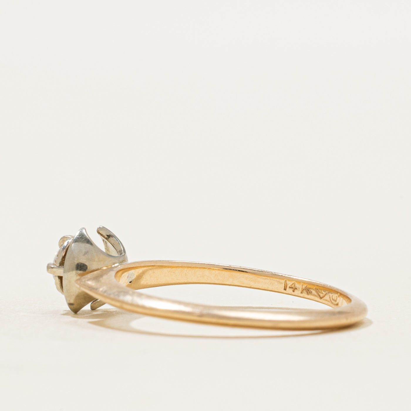 Illusion Set Solitaire Diamond Ring | 0.11ct | SZ 7