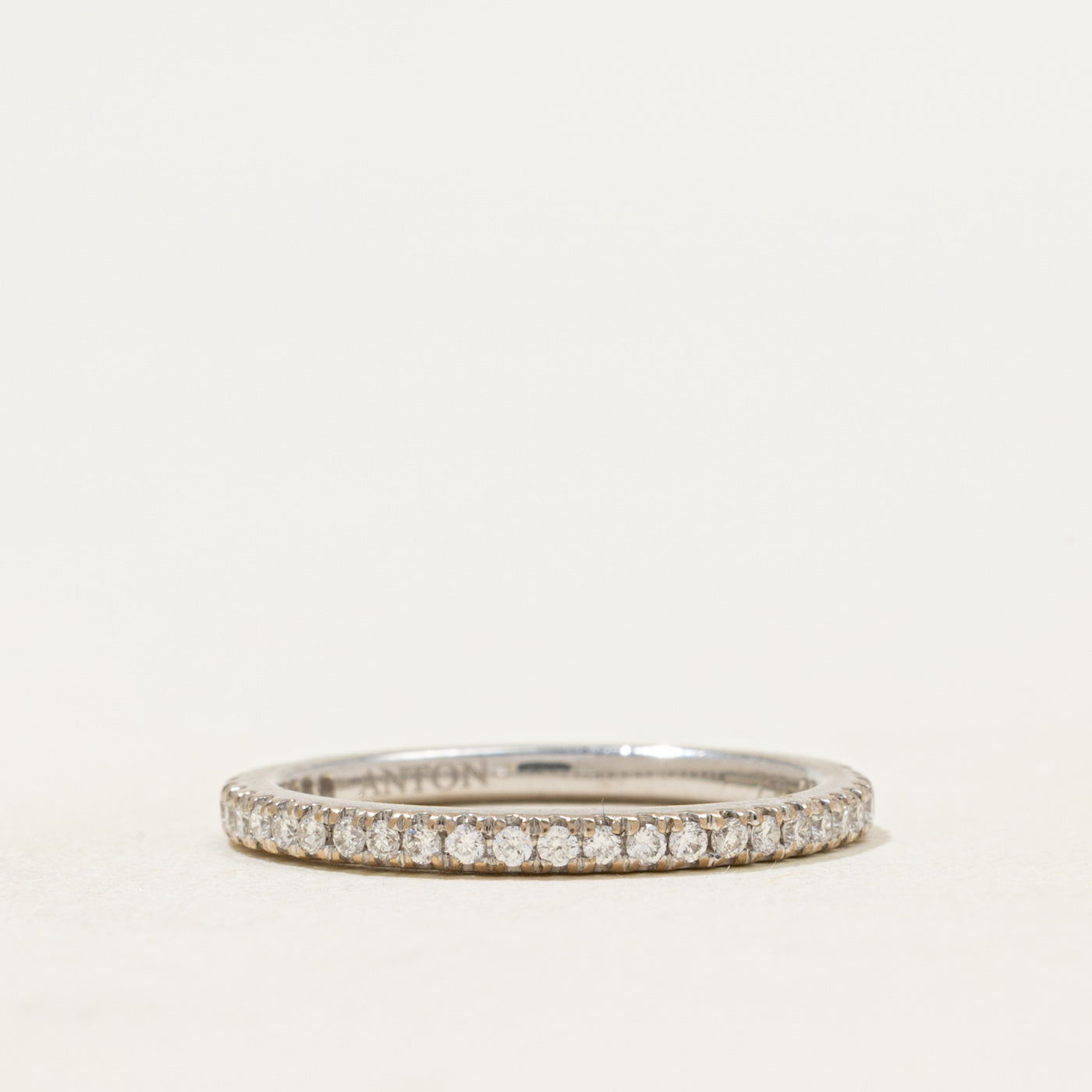 18k Semi Eternity Diamond Band | 0.15ctw | 1.70mm | SZ 4.5