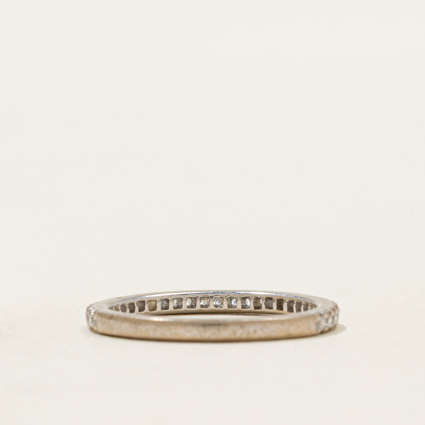 18k Semi Eternity Diamond Band | 0.15ctw | 1.70mm | SZ 4.5