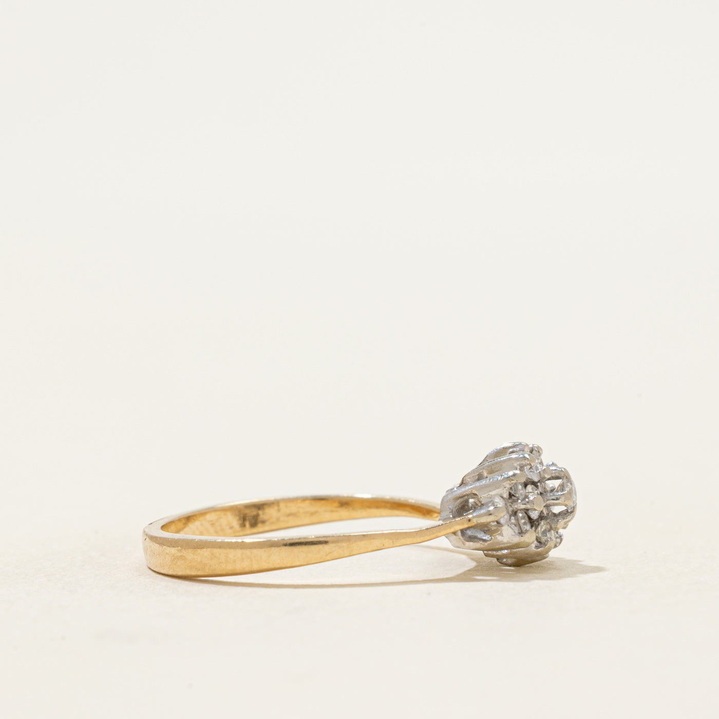 14k Diamond Cluster Ring | 0.23ctw | SZ 5.75