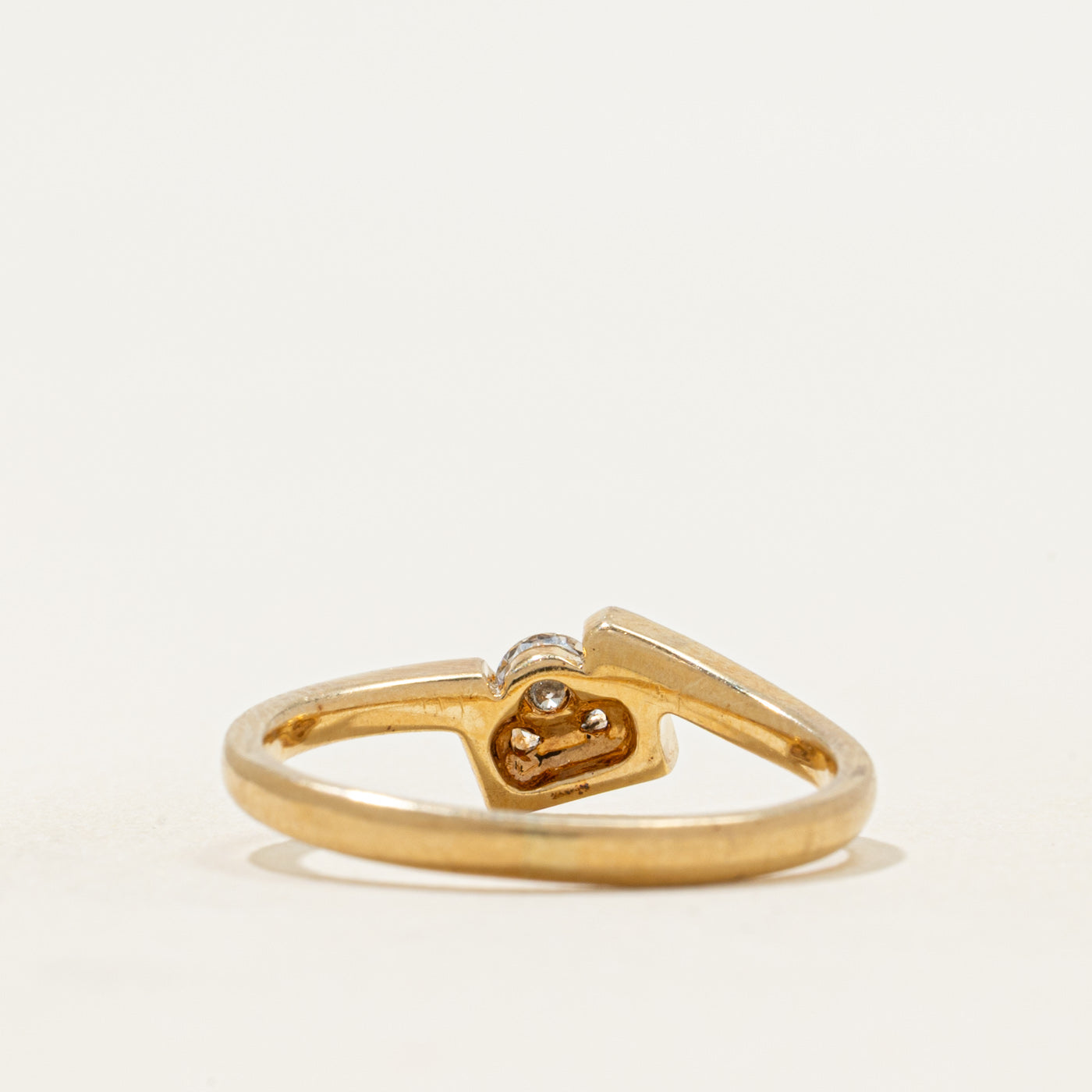 18k Diamond Geometric Ring | 0.13ct | SZ 6.25