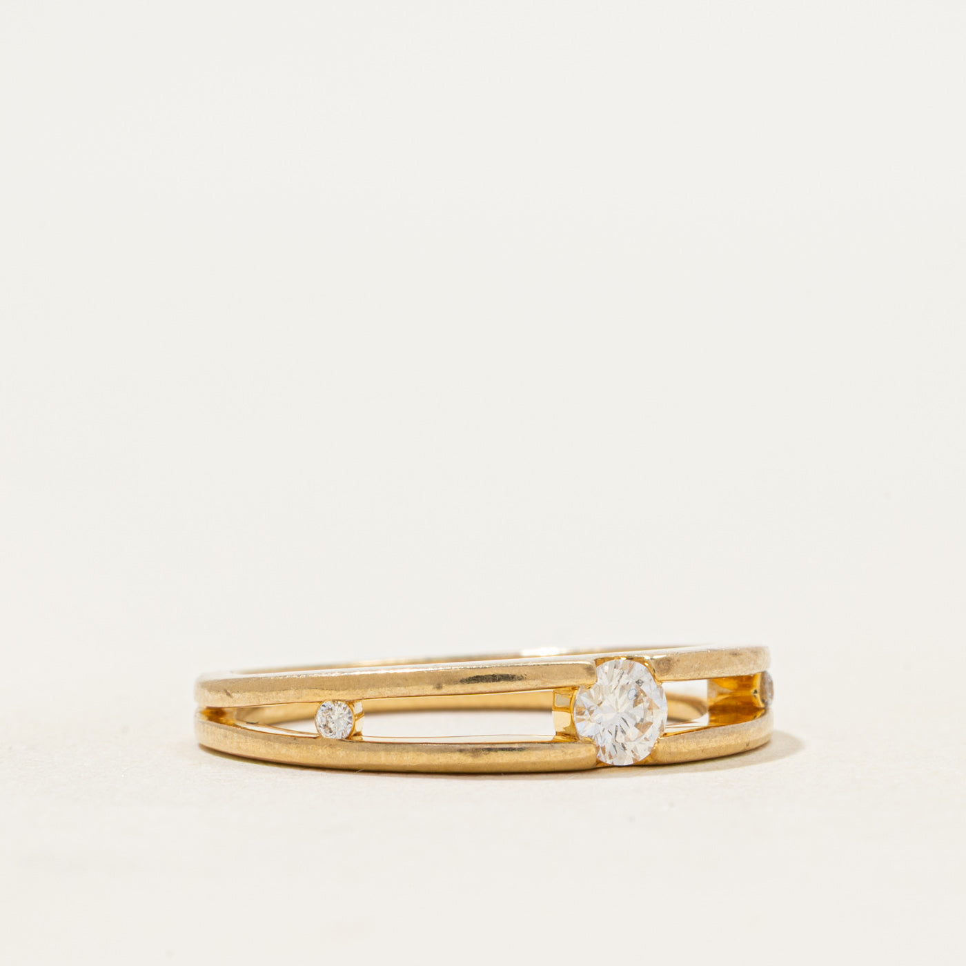 18k Diamond Openwork Ring | 0.19ctw | SZ 6