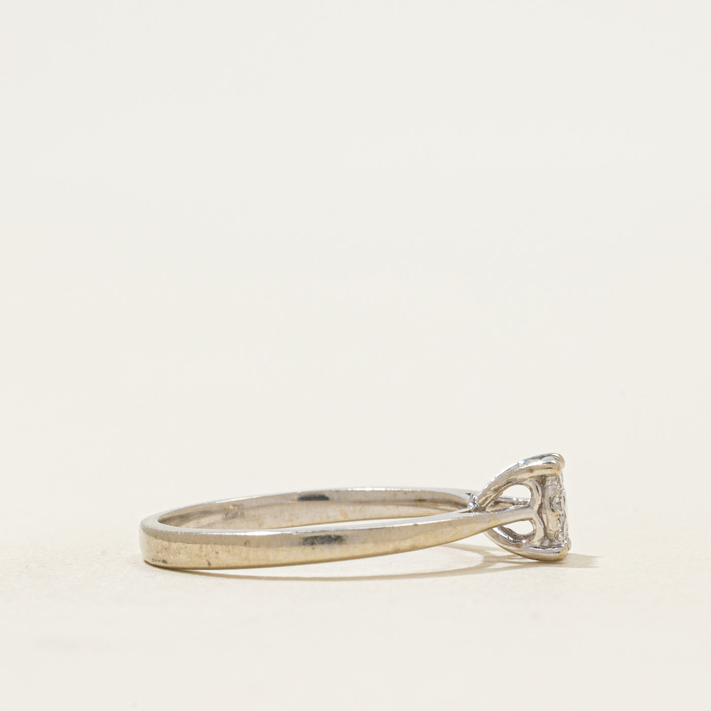 Diamond Cluster Cathedral Ring | 0.17ctw | SZ 5.5