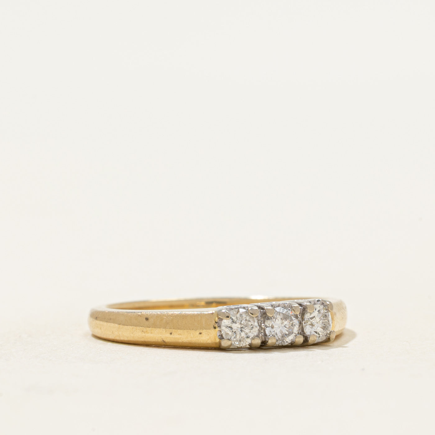 Three Stone Diamond Ring | 0.24ctw | SZ 6.5