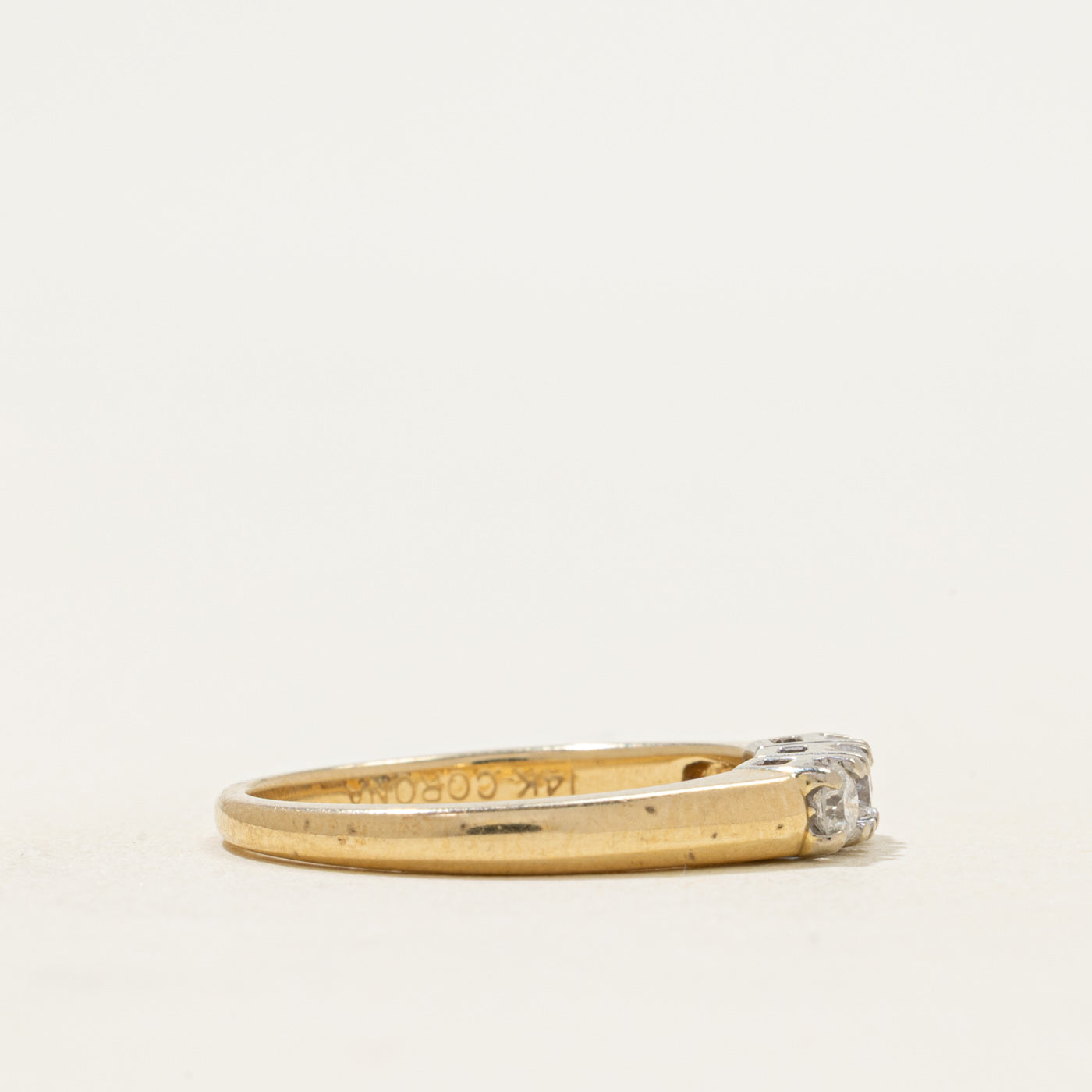 Three Stone Diamond Ring | 0.24ctw | SZ 6.5