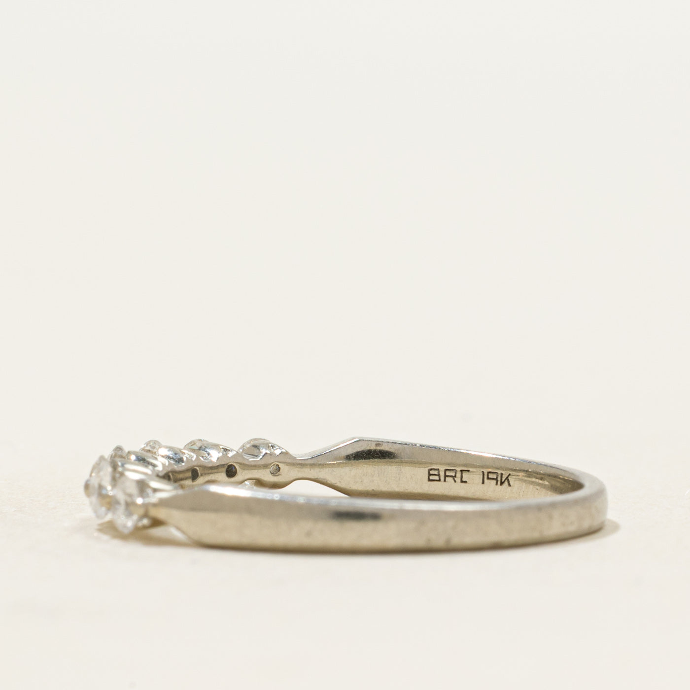 19k Semi Eternity Diamond Band | 0.32ctw | 2.45mm | SZ 7