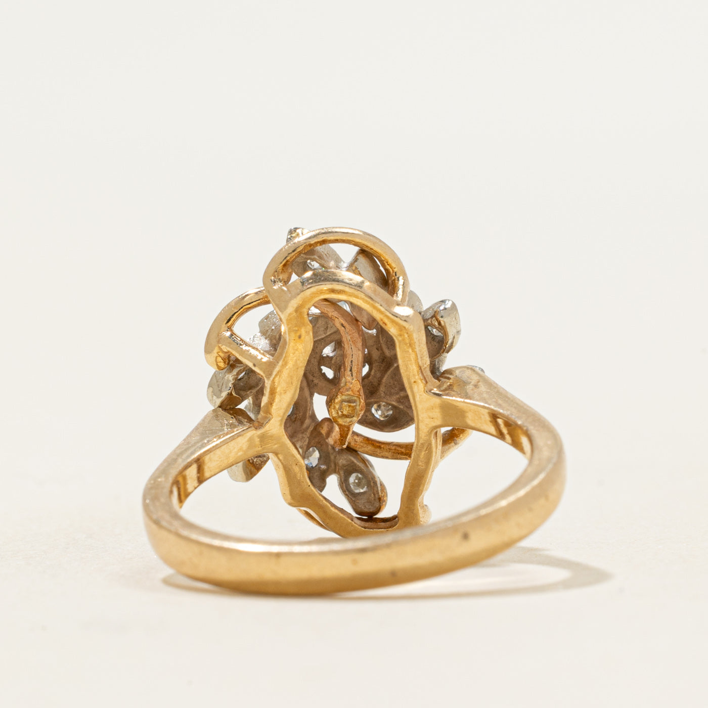 Diamond Cluster Cocktail Ring | 0.24ctw | SZ 6