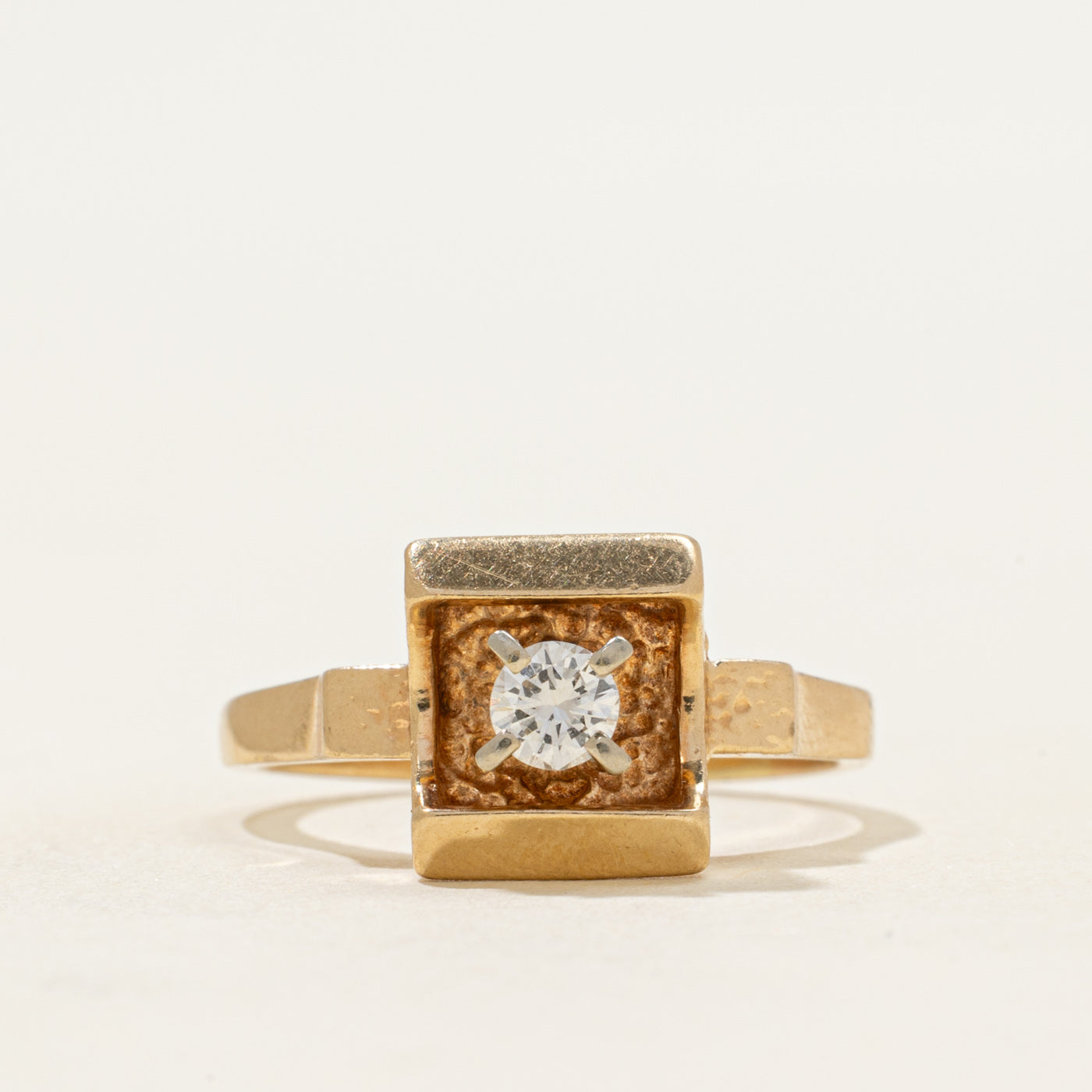 Solitaire Diamond Ring | 0.19ct | SZ 8.25