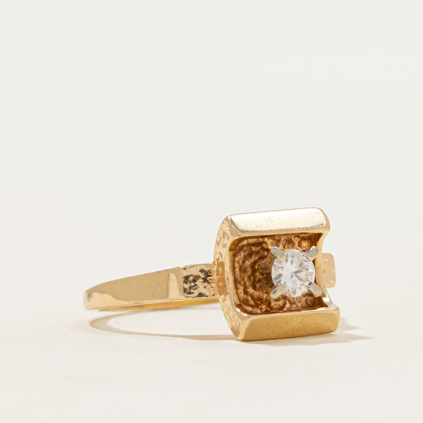 Solitaire Diamond Ring | 0.19ct | SZ 8.25