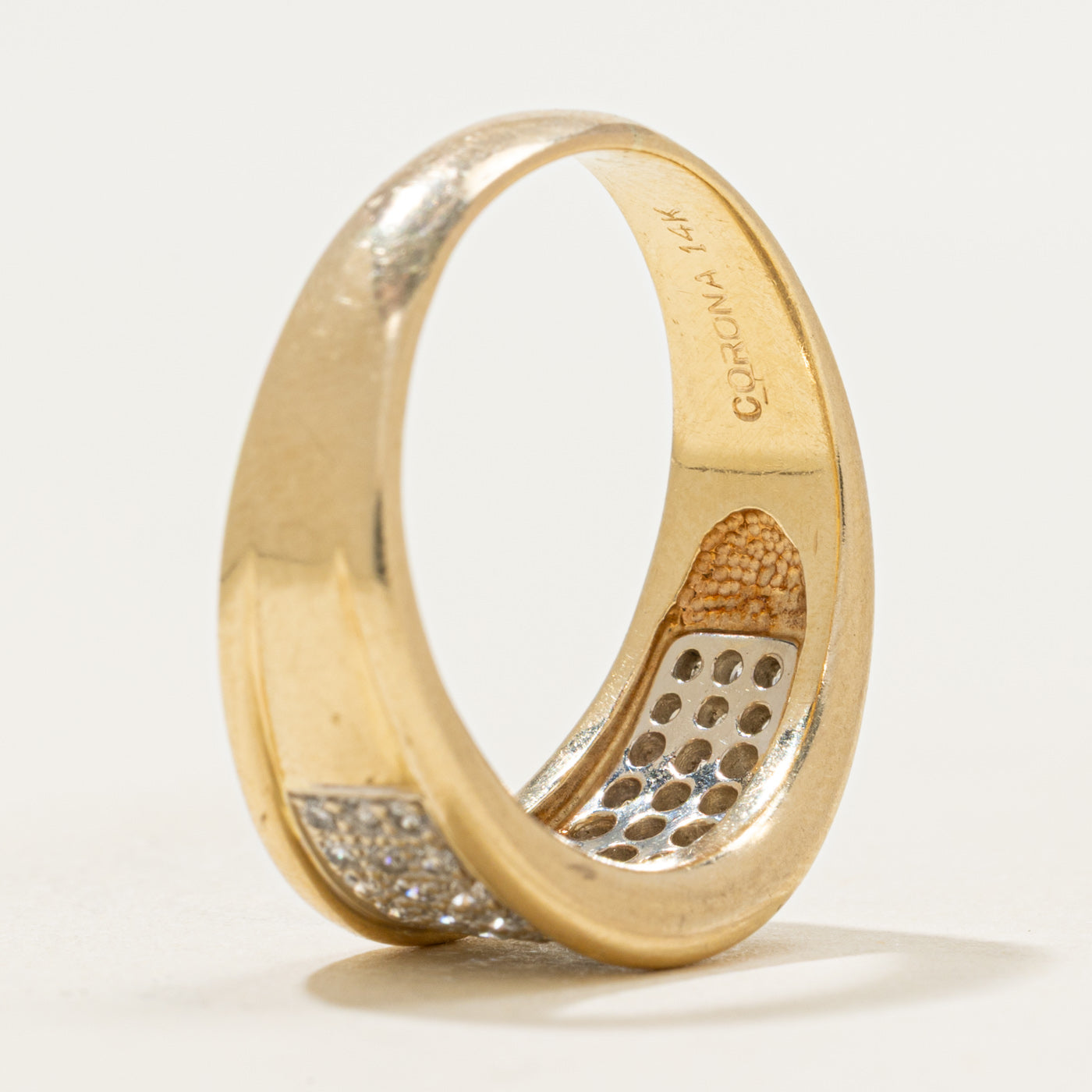 Pave Set Multi Row Diamond Ring | 0.54ctw | SZ 10.25