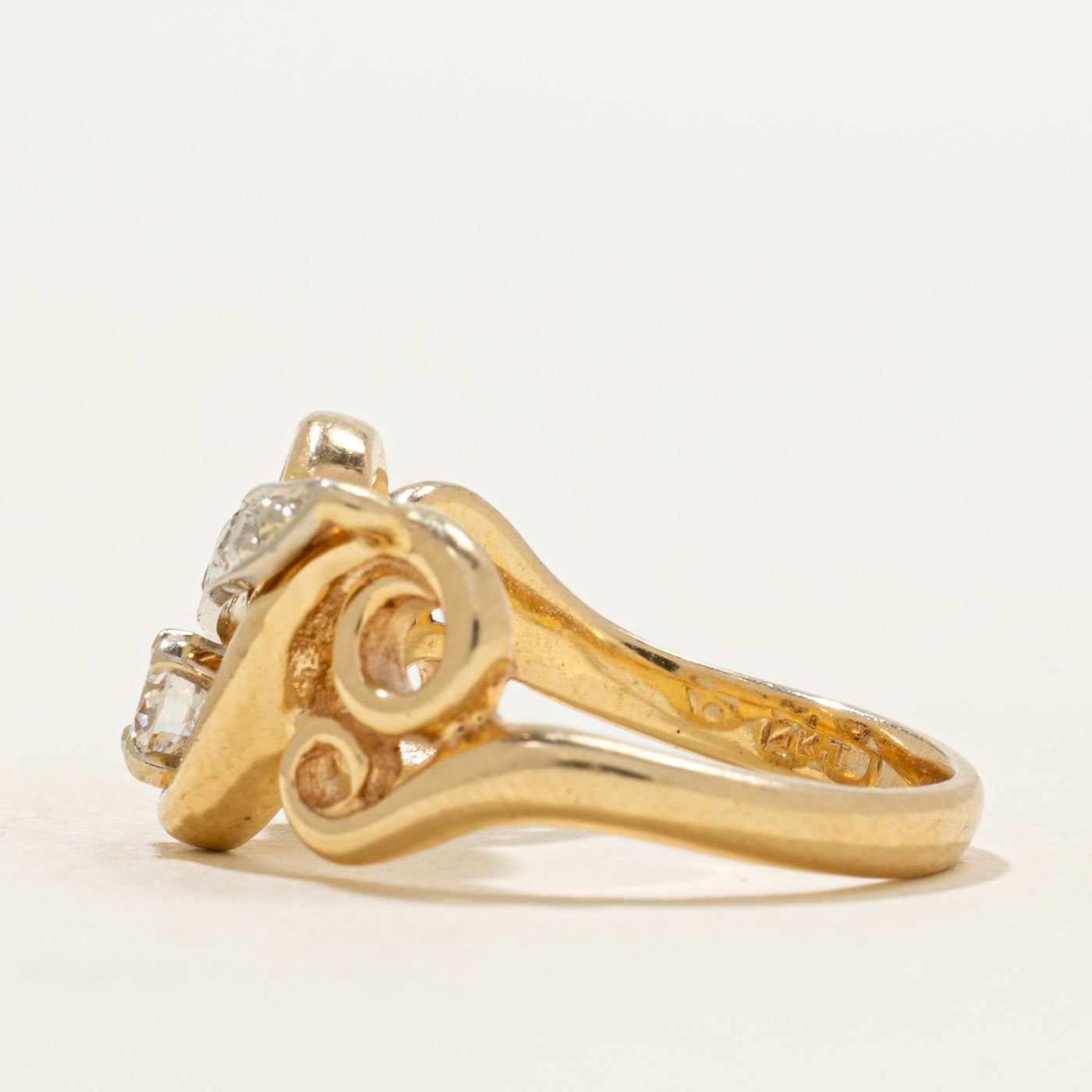 Ornate Diamond Statement Ring | 0.29ctw | SZ 6