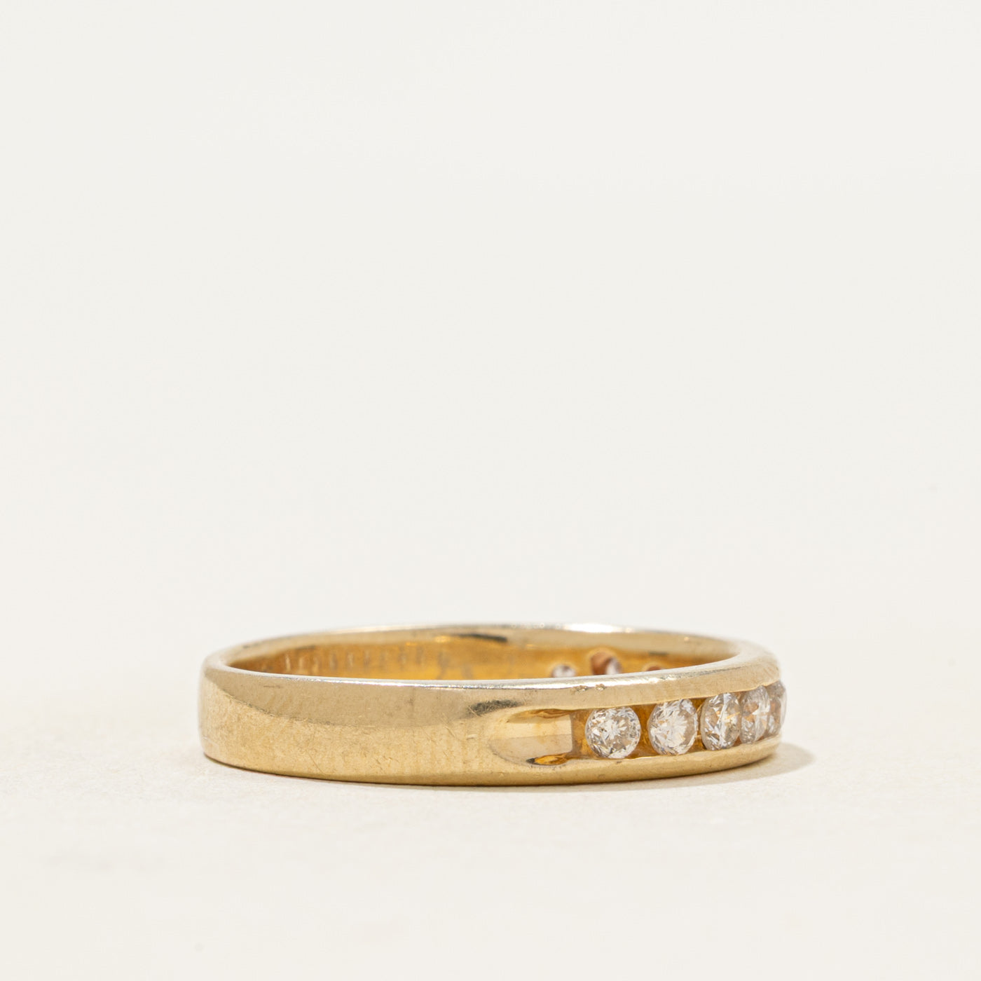 Channel Set Semi Eternity Diamond Band | 0.39ctw | 3.50mm | SZ 6.5