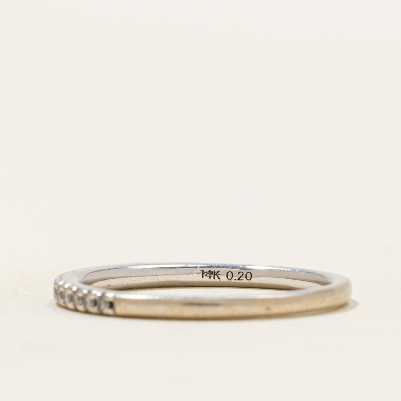 Semi Eternity Diamond Band | 0.20ctw | 1.70mm | SZ 7.25