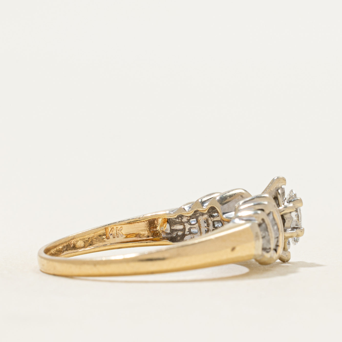 High Set Diamond Ring | 0.29ctw | SZ 7.25