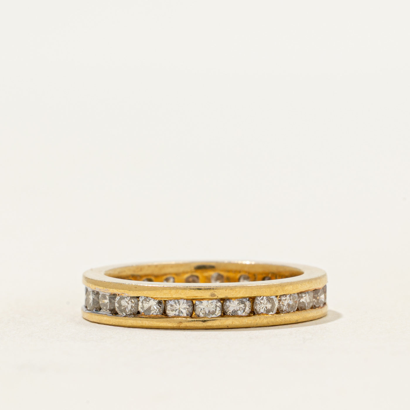 Channel Set Eternity Diamond Band | 1.00ctw | 3.35mm | SZ 4.75