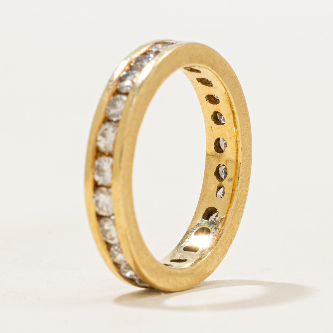 Channel Set Eternity Diamond Band | 1.00ctw | 3.35mm | SZ 4.75