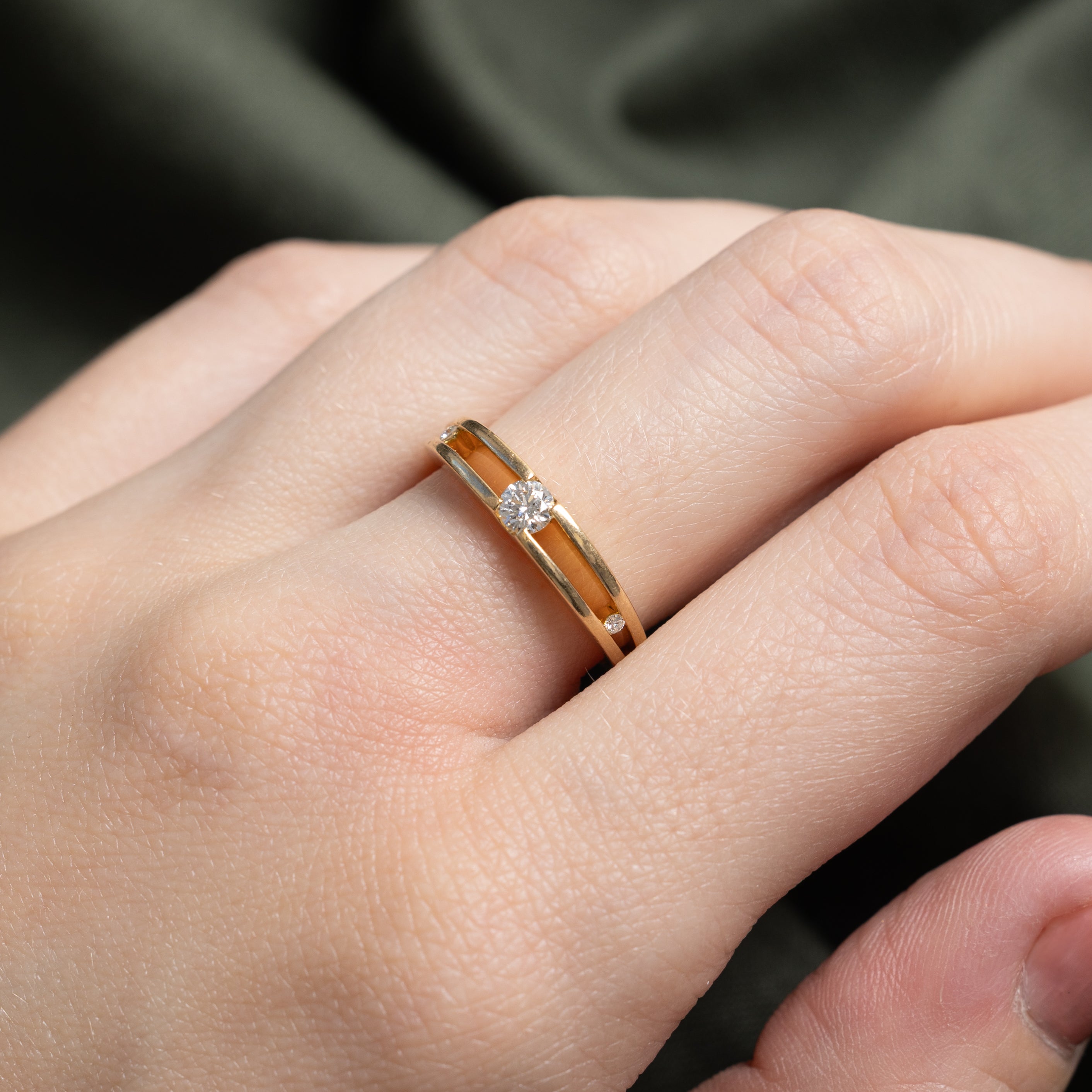 18k Diamond Openwork Ring | 0.19ctw | SZ 6