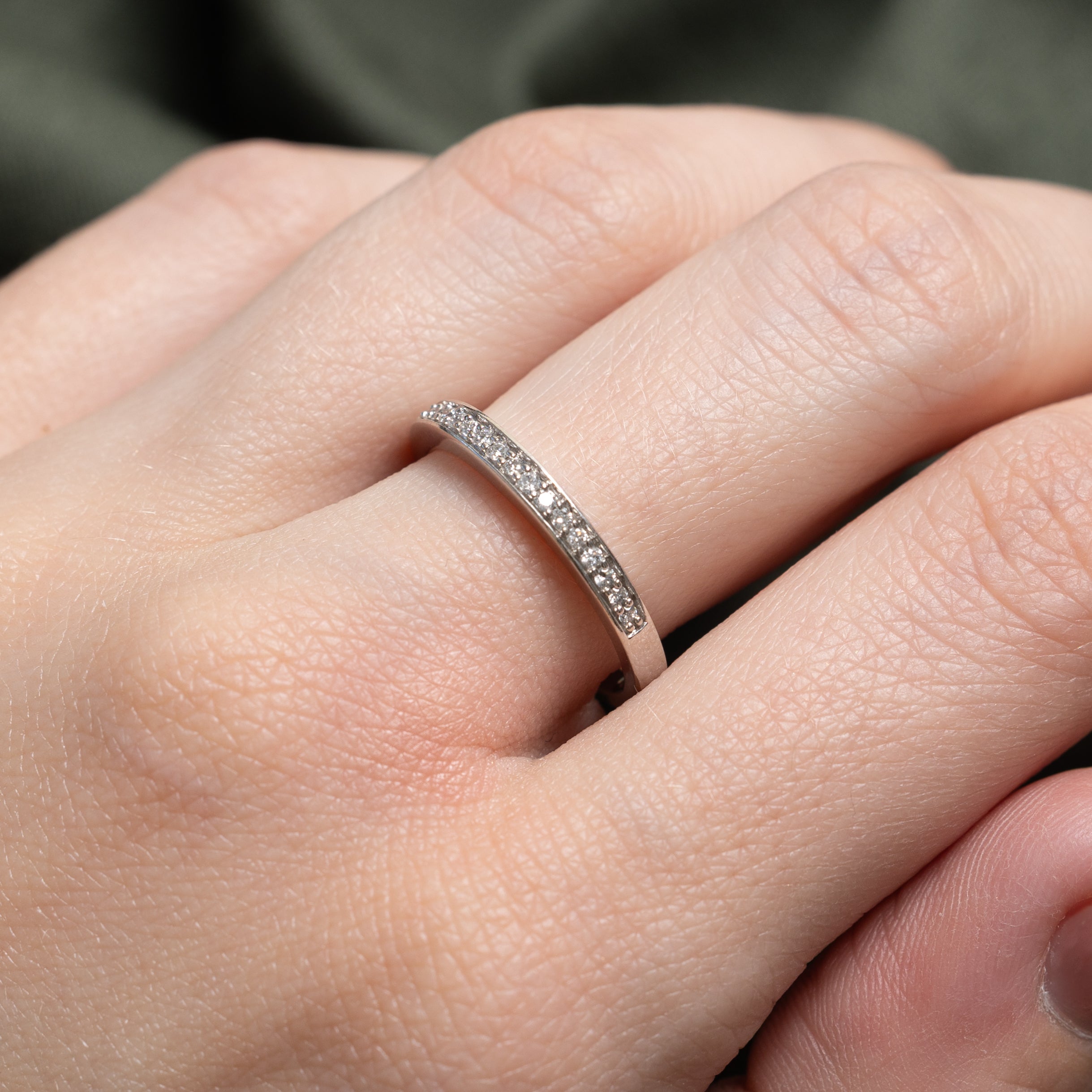 Semi Eternity Diamond Band | 0.11ctw | 2.40mm | SZ 7
