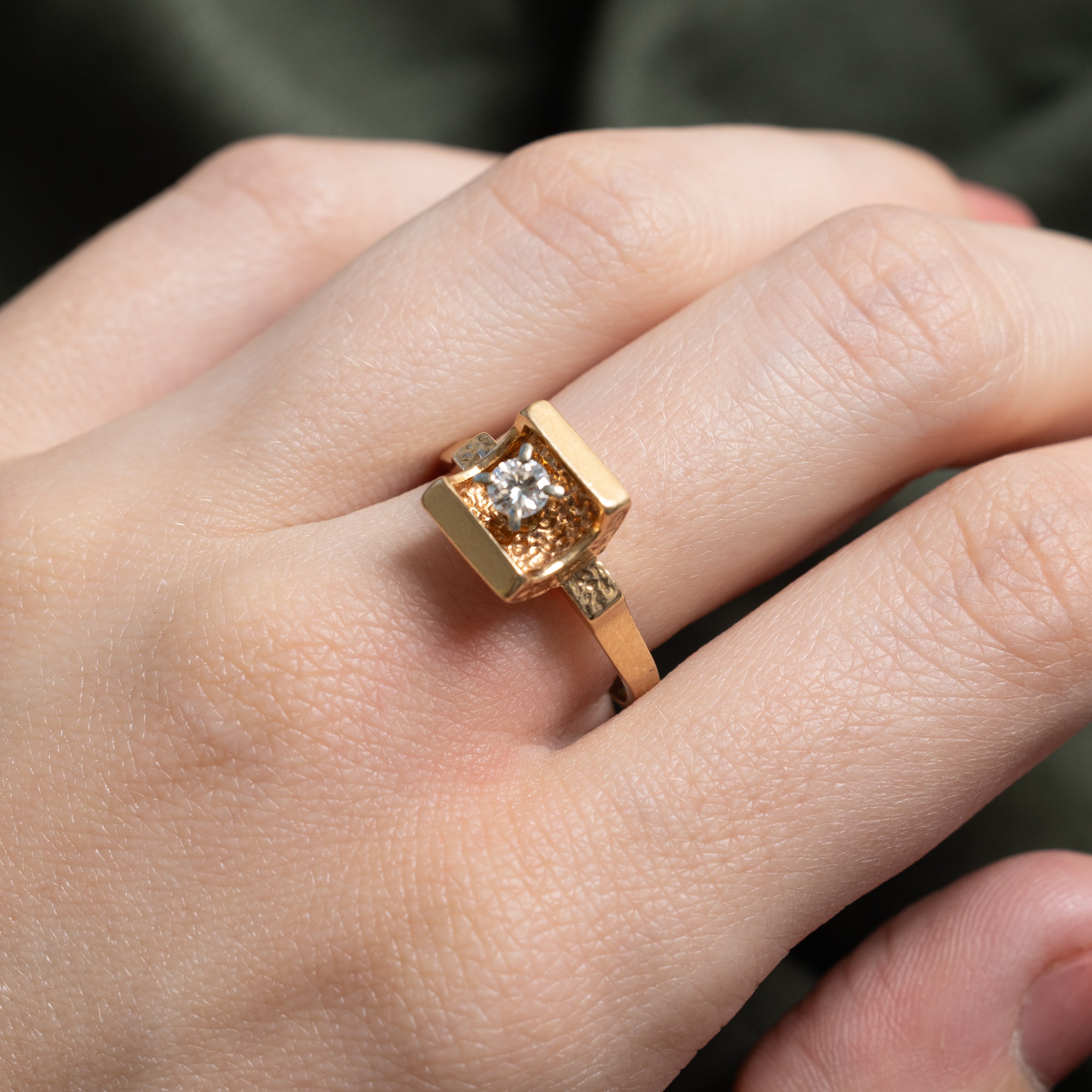 Solitaire Diamond Ring | 0.19ct | SZ 8.25