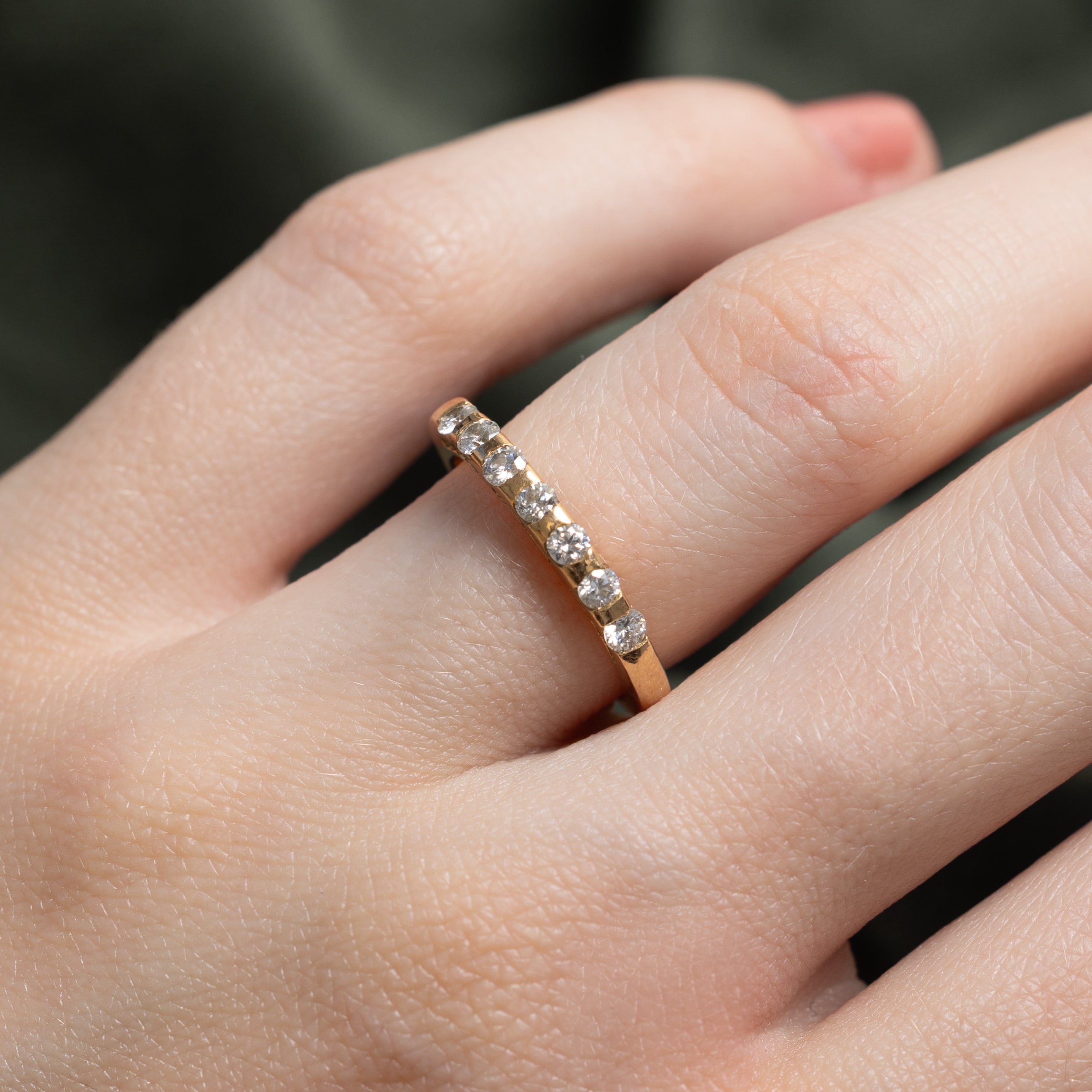 Tension Set Semi Eternity Diamond Ring | 0.33ctw | SZ 5.5