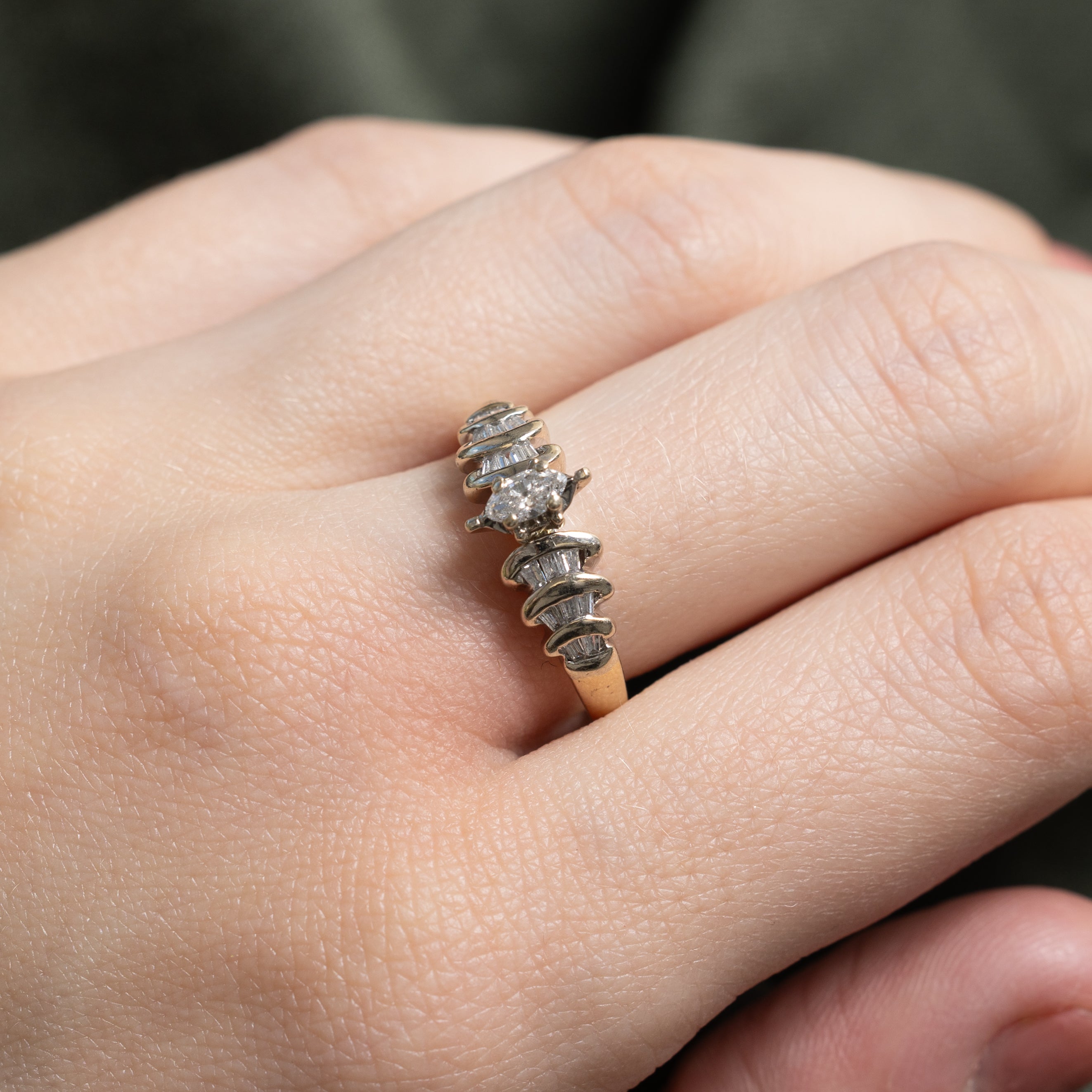 High Set Diamond Ring | 0.29ctw | SZ 7.25