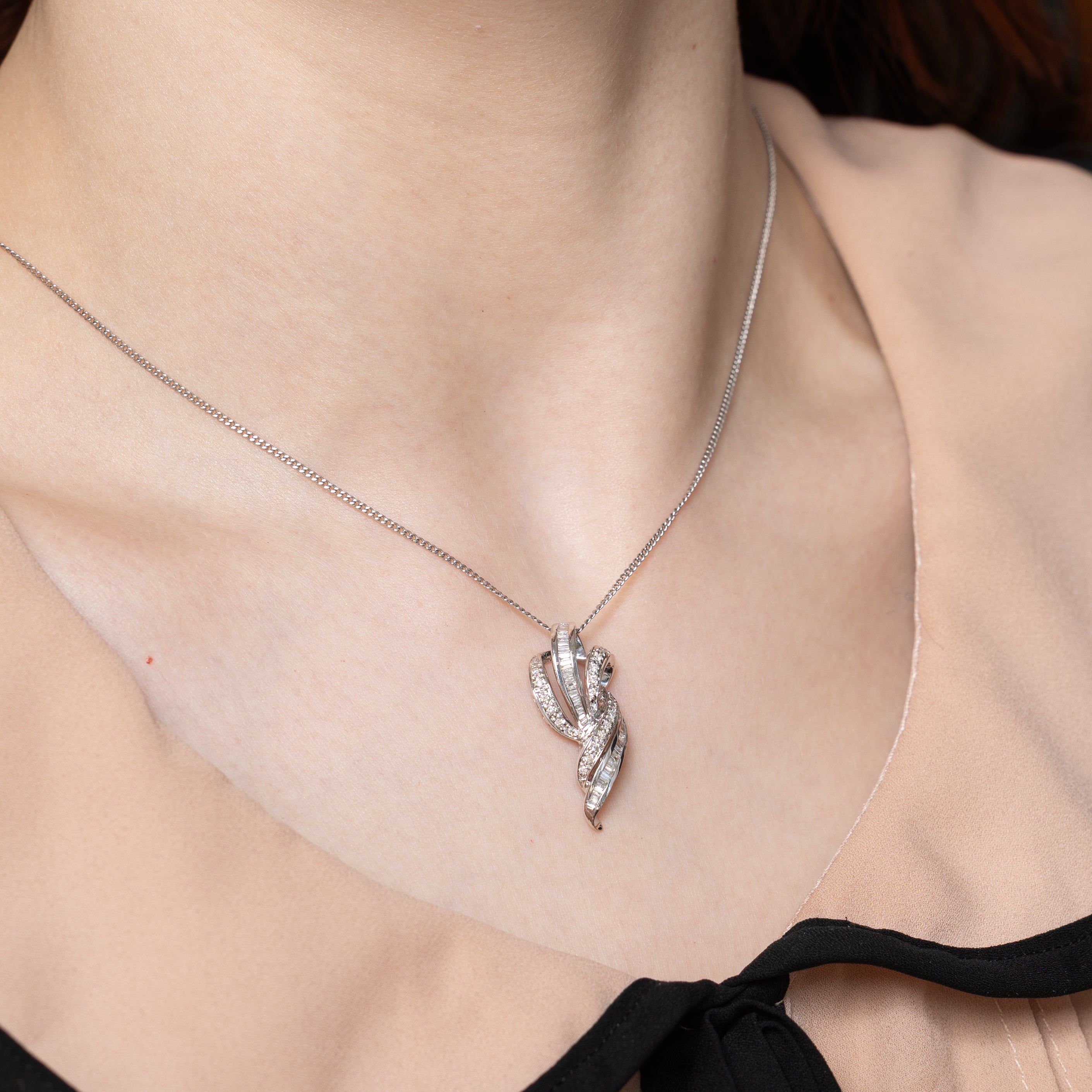 Diamond Unique Design Pendant | 0.46ctw