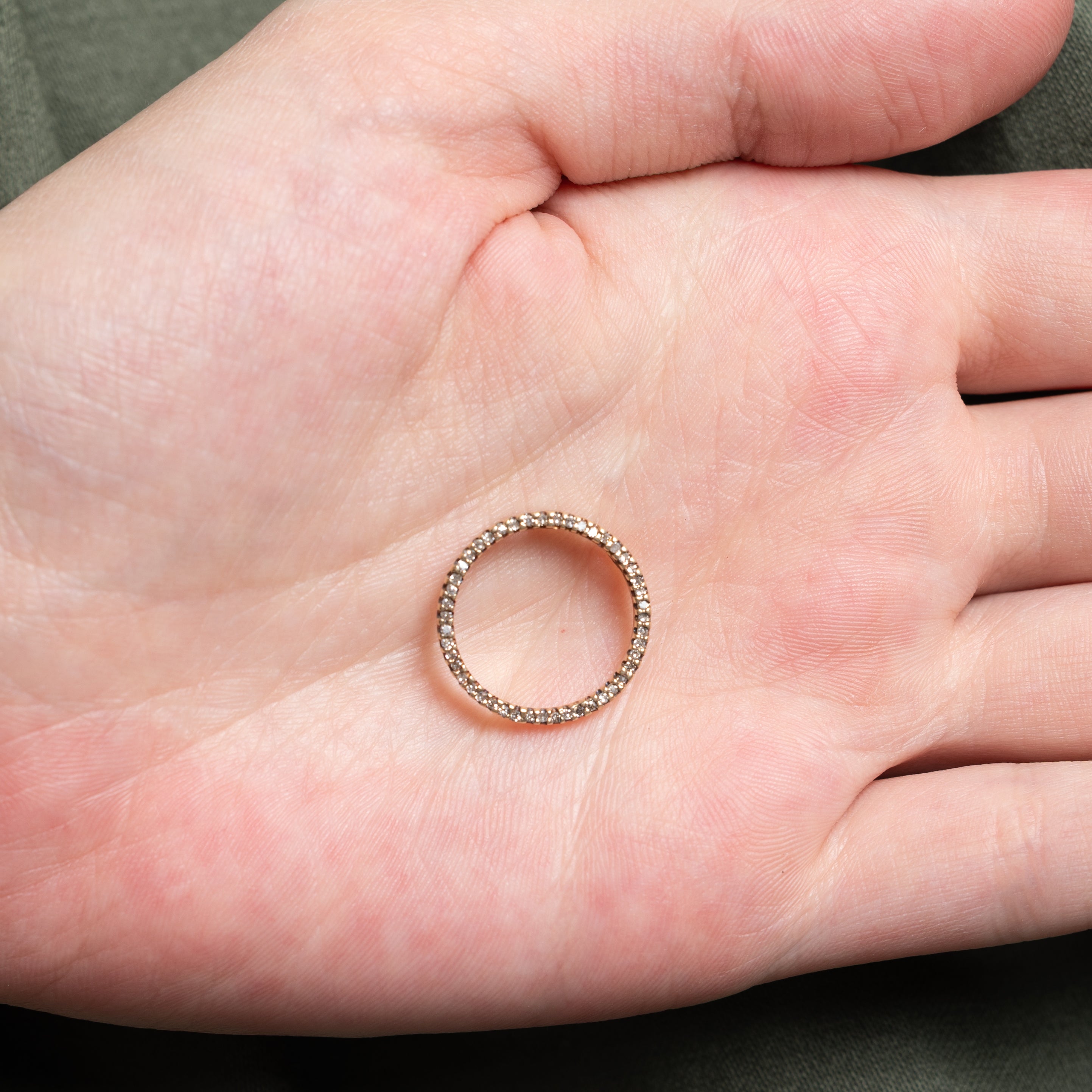 Diamond Circle Pendant | 0.19ctw