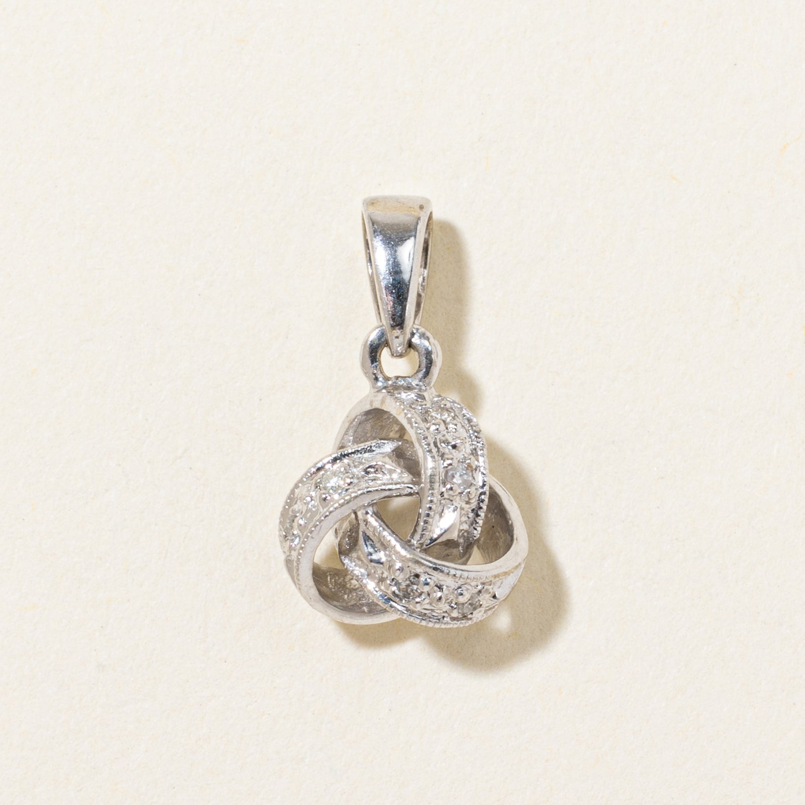 Diamond Knot Pendant | 0.03ctw