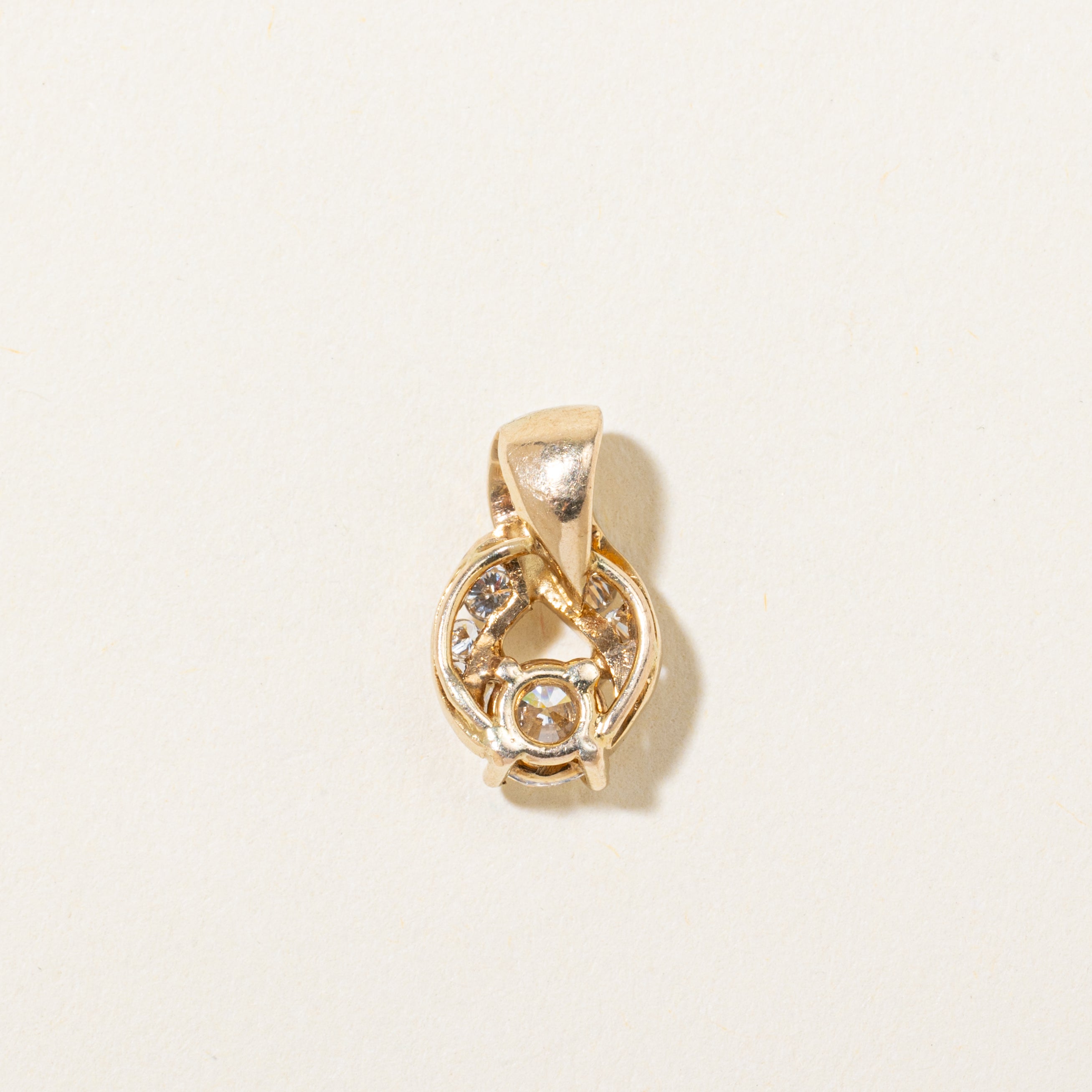 Diamond Cross Over Pendant | 0.68ctw