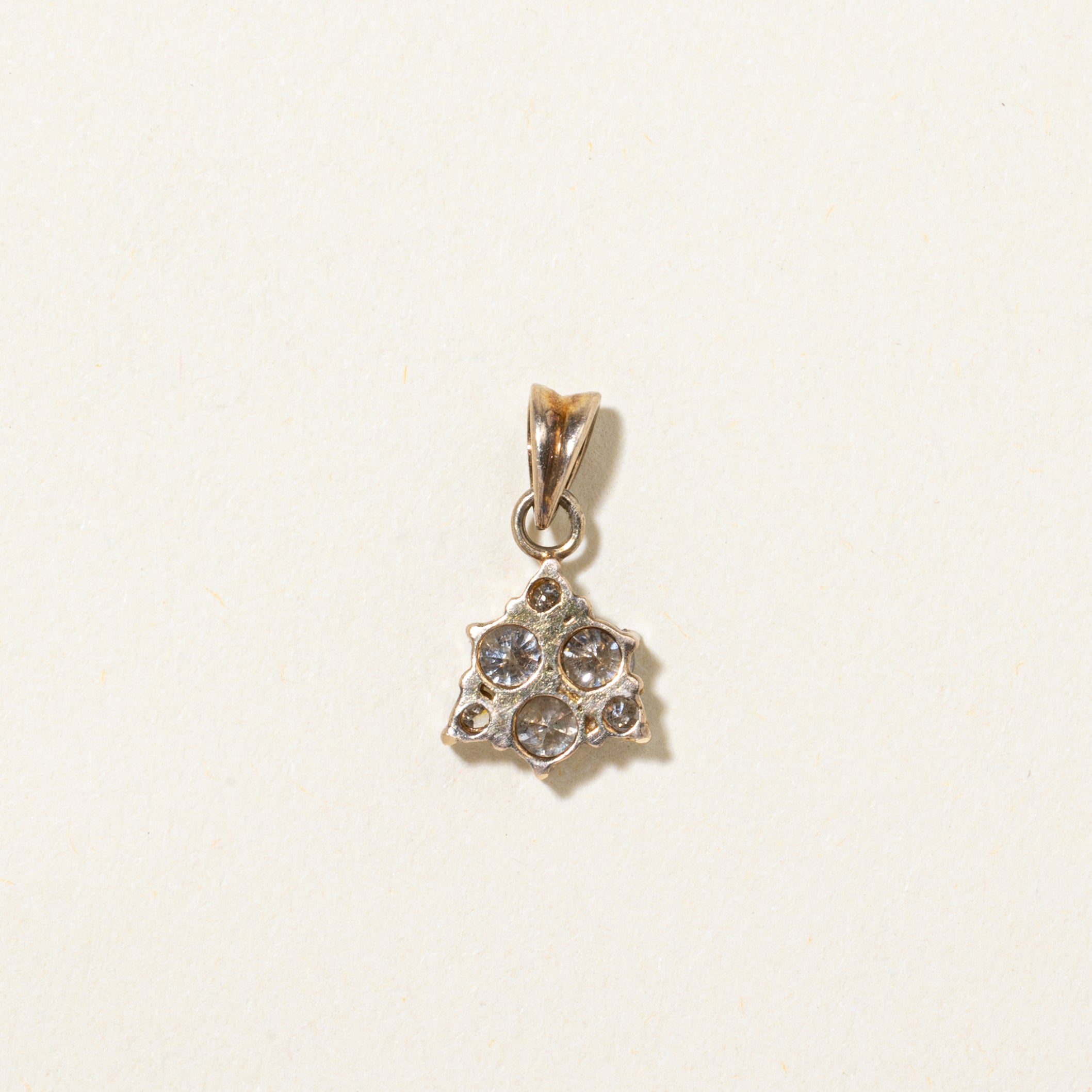 Pendentif en grappe de diamants | 0,34 ct.