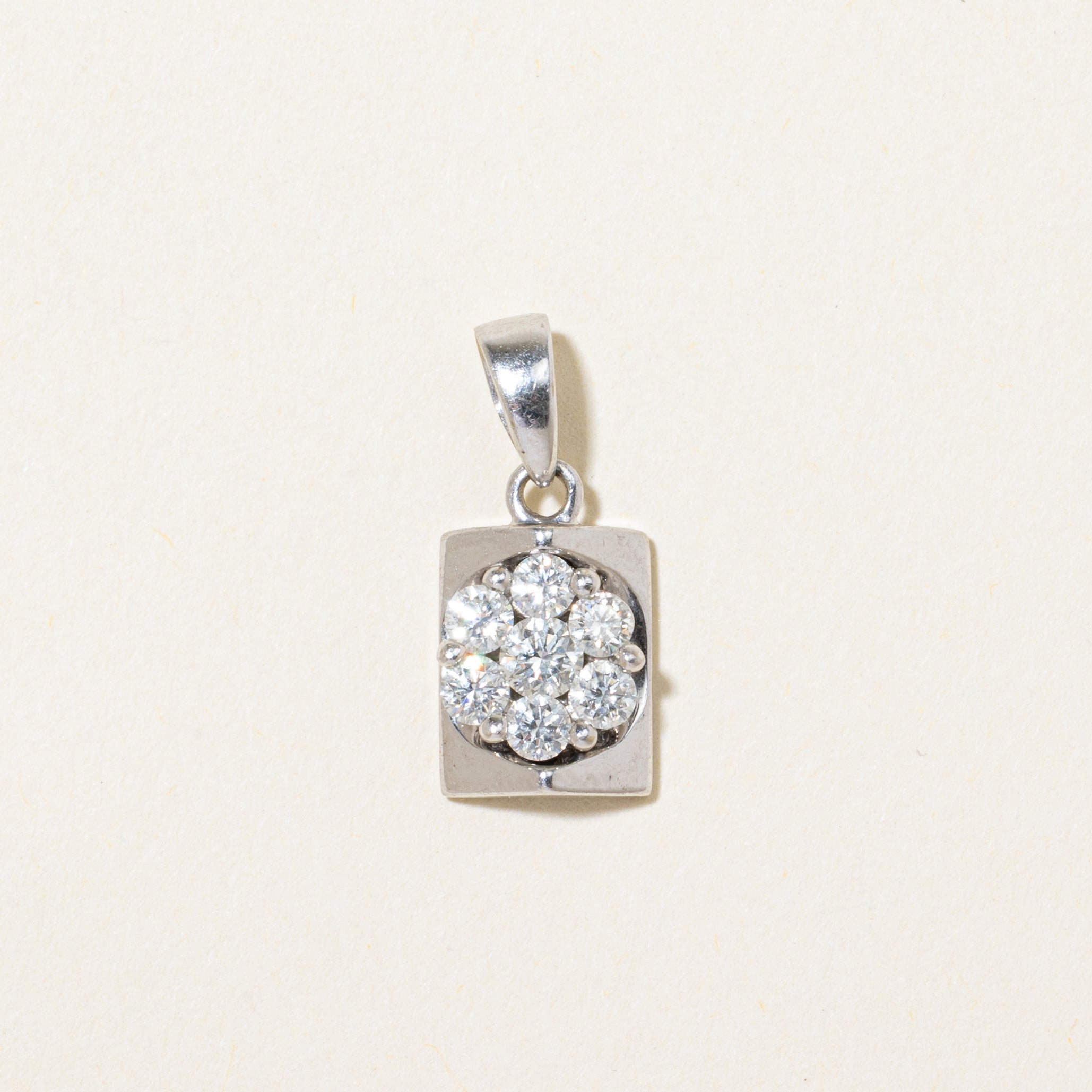 Diamond Cluster Pendant | 0.40ctw
