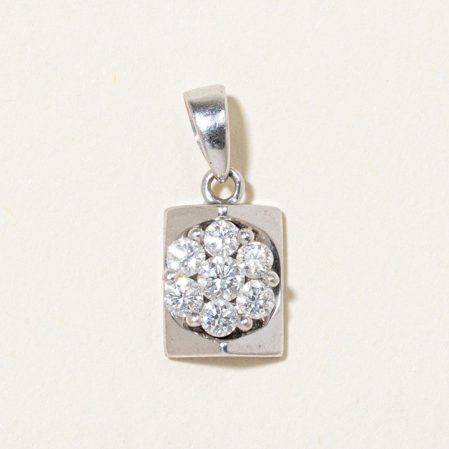 Diamond Cluster Pendant | 0.40ctw
