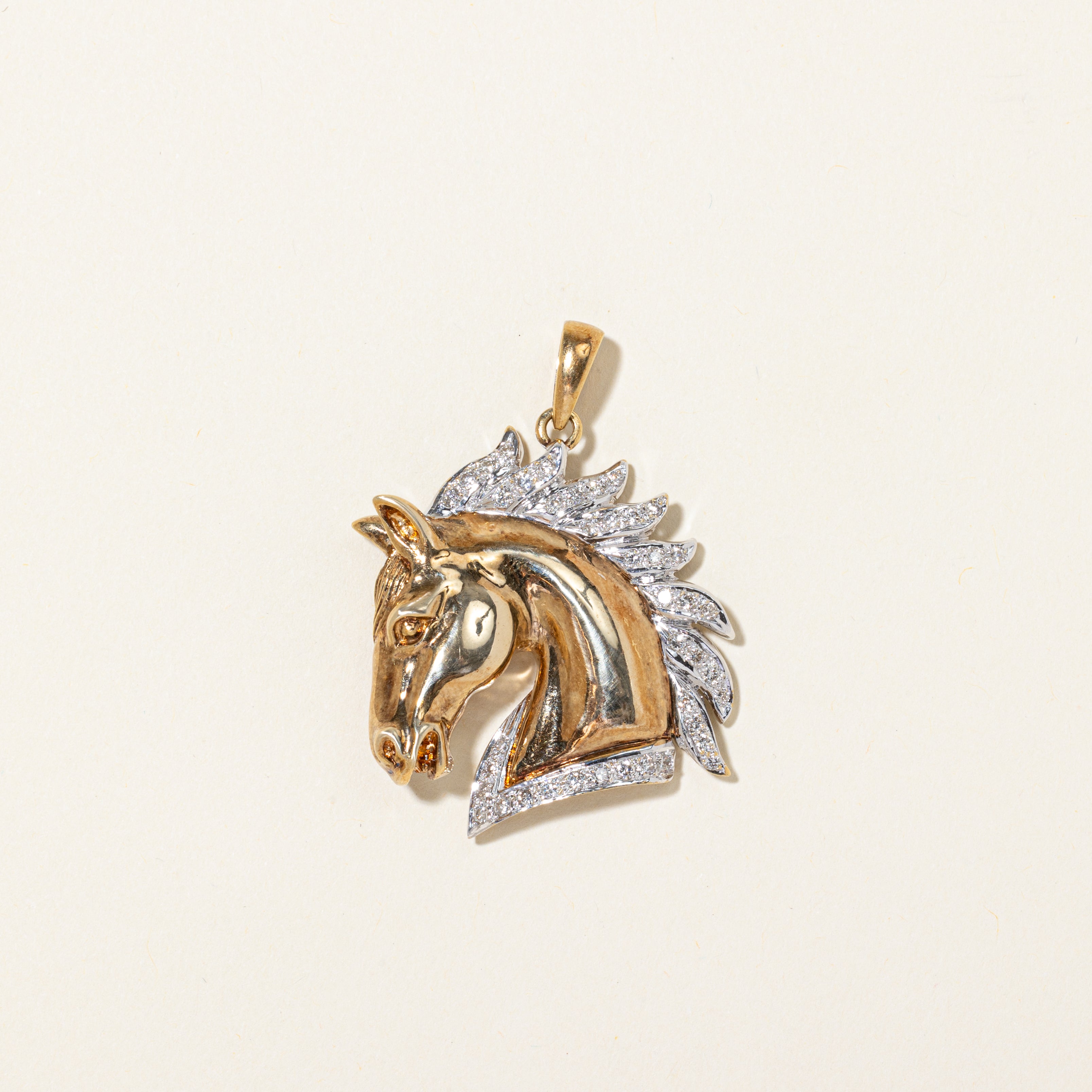 Diamond Horse Pendant | 0.82ctw