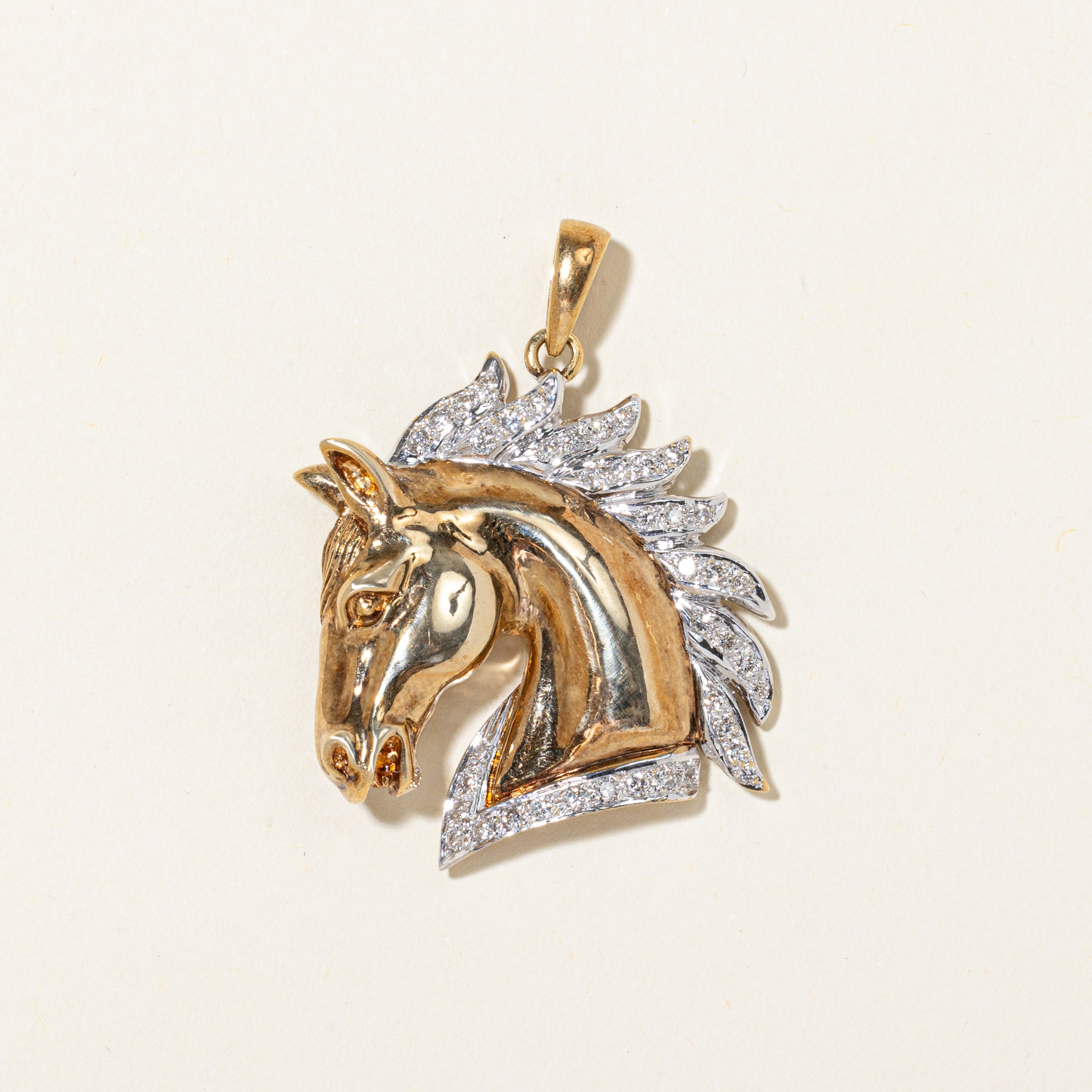 Diamond Horse Pendant | 0.82ctw