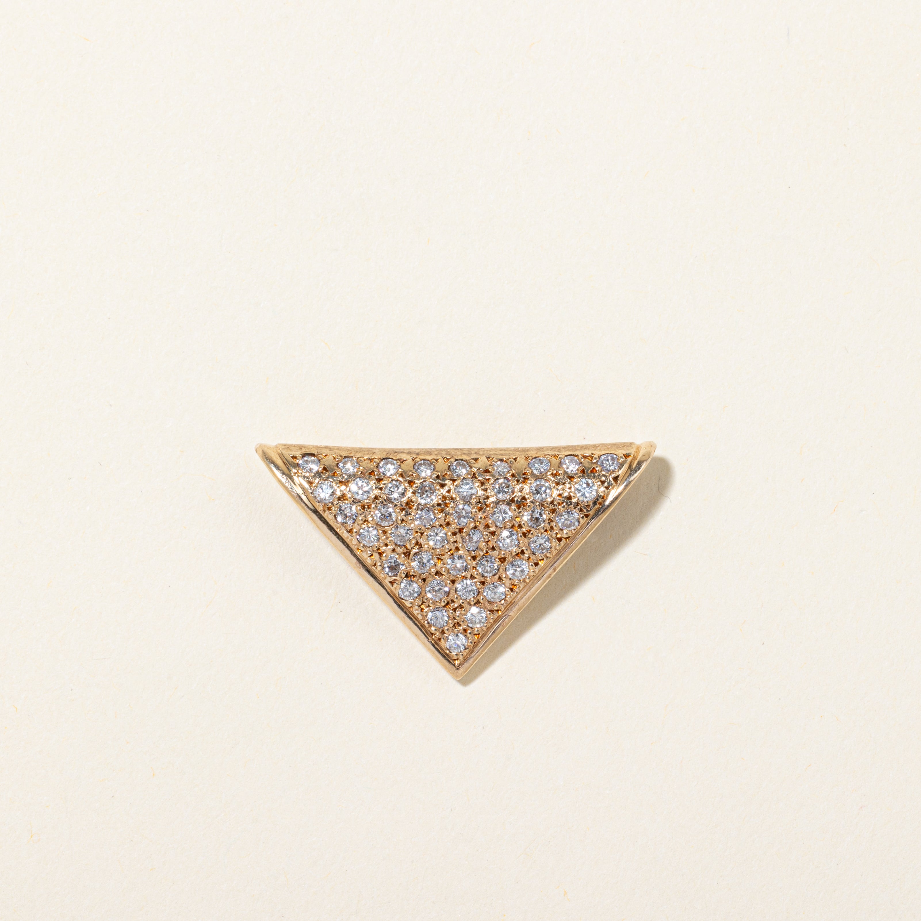 Pavé Set Diamond Slide Pendant | 0.96ctw