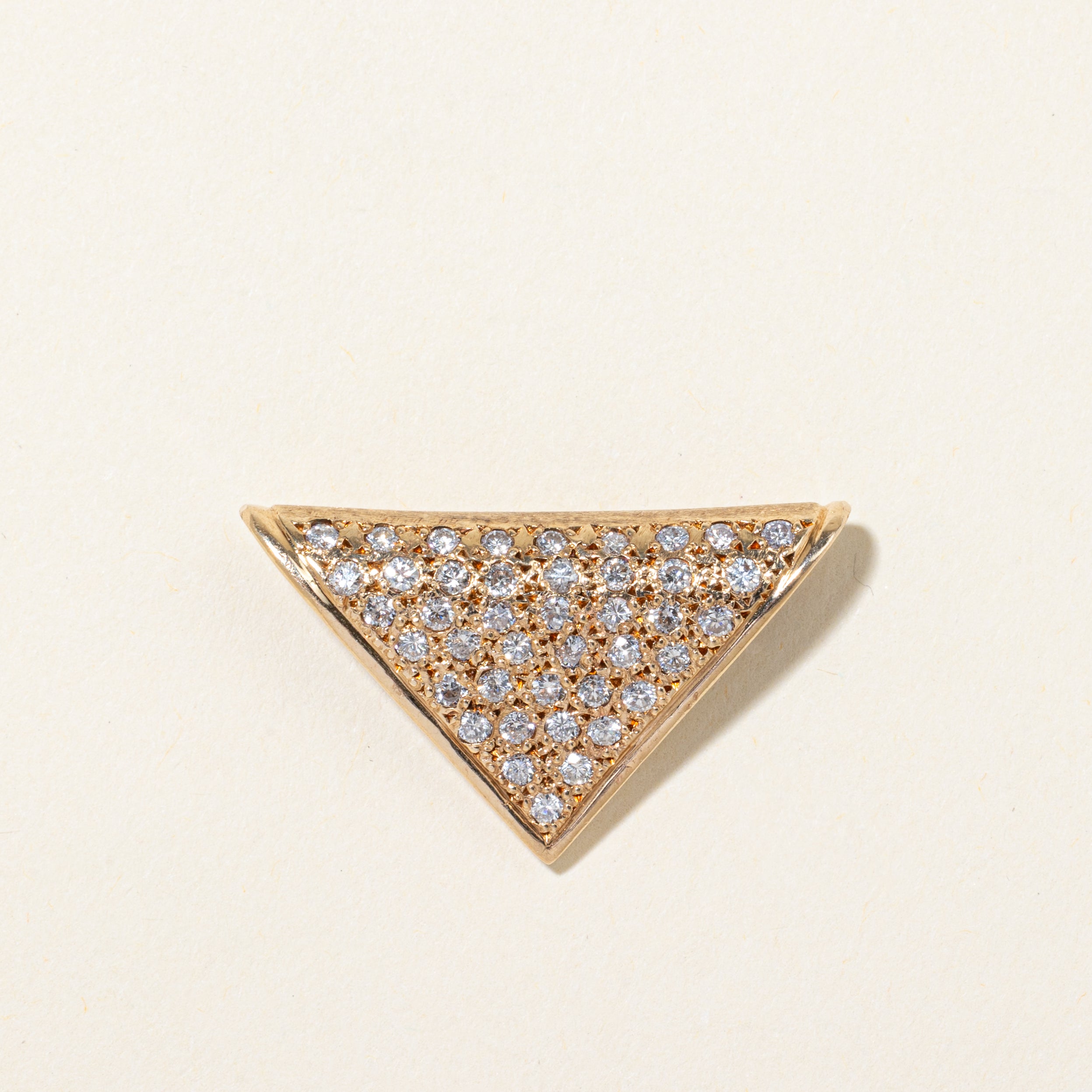 Pavé Set Diamond Slide Pendant | 0.96ctw